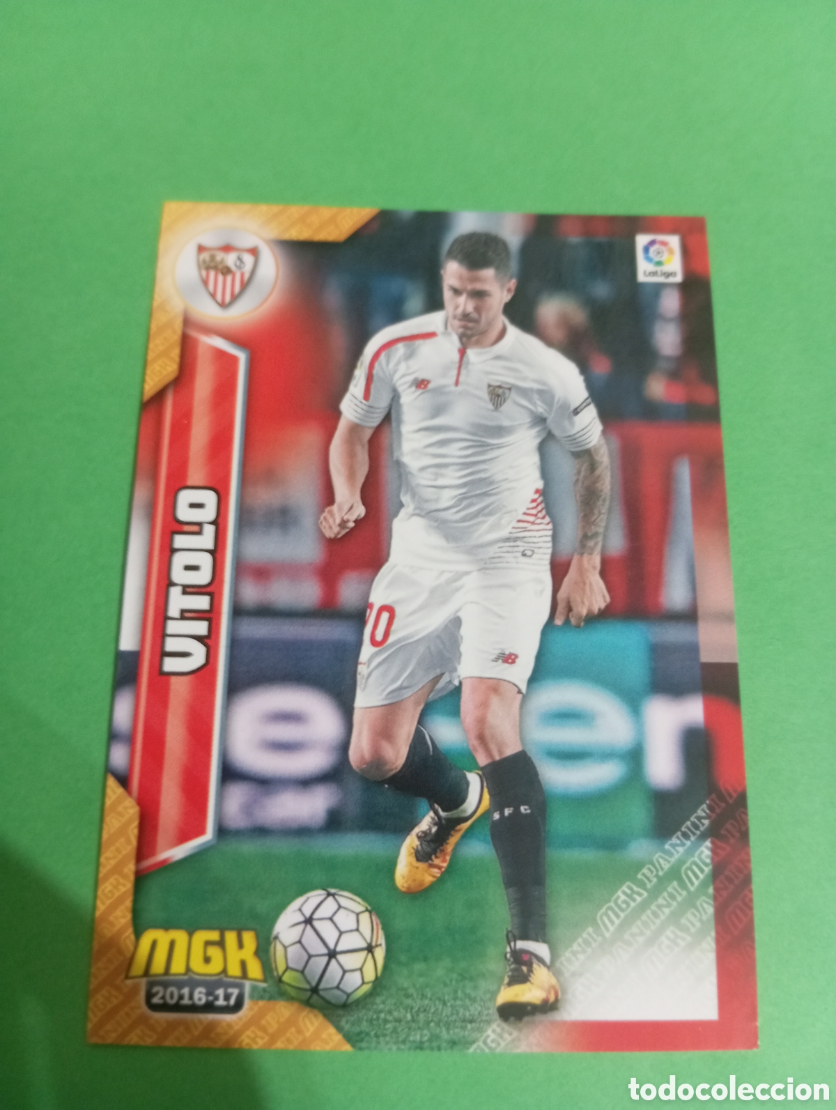 Cromos de f&uacute;tbol: Vitolo Sevilla n&deg;449 / PANINI MEGACRACKS 2016/2017