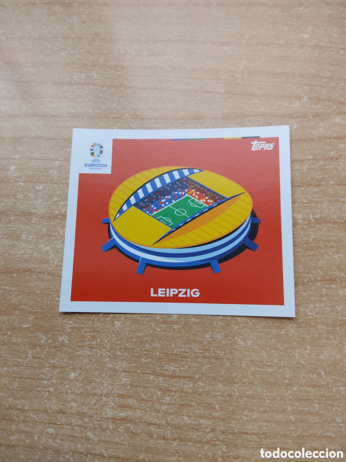 Cromos de f&uacute;tbol: 8 ESTADIO LEIPZIG EURO 2024 TOPPS