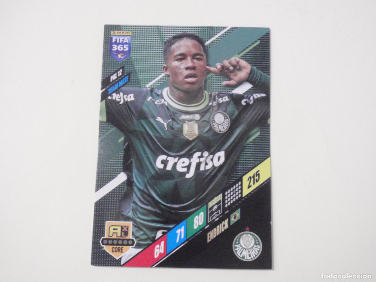 Cromos de f&uacute;tbol: PAL 12 ENDRICK Palmeiras. ROOKIE. Trading Card ADRENALYN XL FIFA 365. 2023 2024 PANINI. 23 24