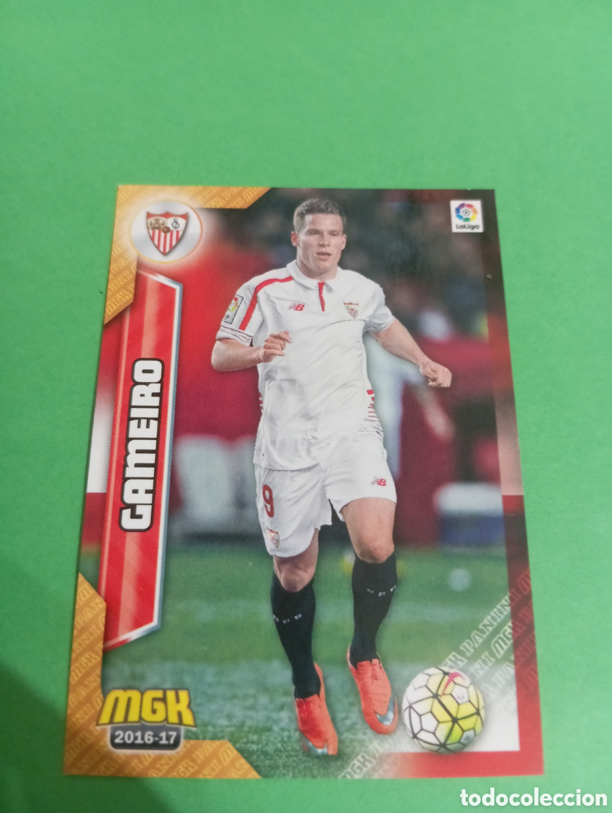 Cromos de f&uacute;tbol: Gameiro Sevilla n&deg;451 / PANINI MEGACRACKS 2016/2017