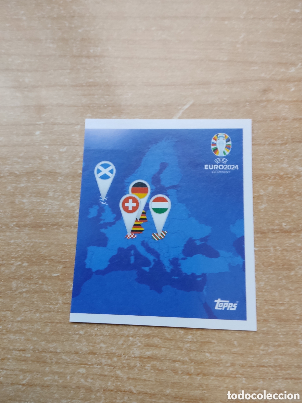 Cromos de f&uacute;tbol: 2 GRUPO A ALEMANIA ESCOCIA HUNGRIA Y SUIZA EURO 2024 TOPPS