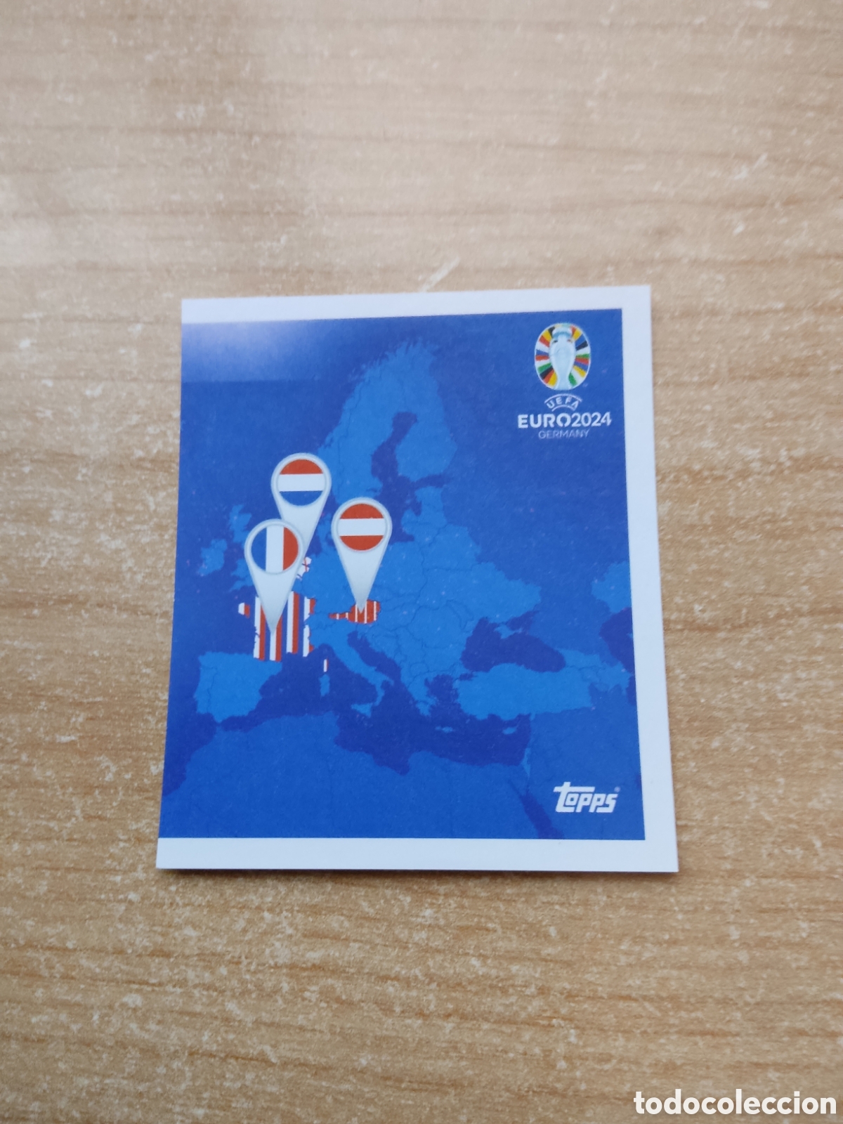 Figurine di Calcio: 2 GRUPO D PAISES BAJOS FRANCIA AUSTRIA EURO 2024 TOPPS