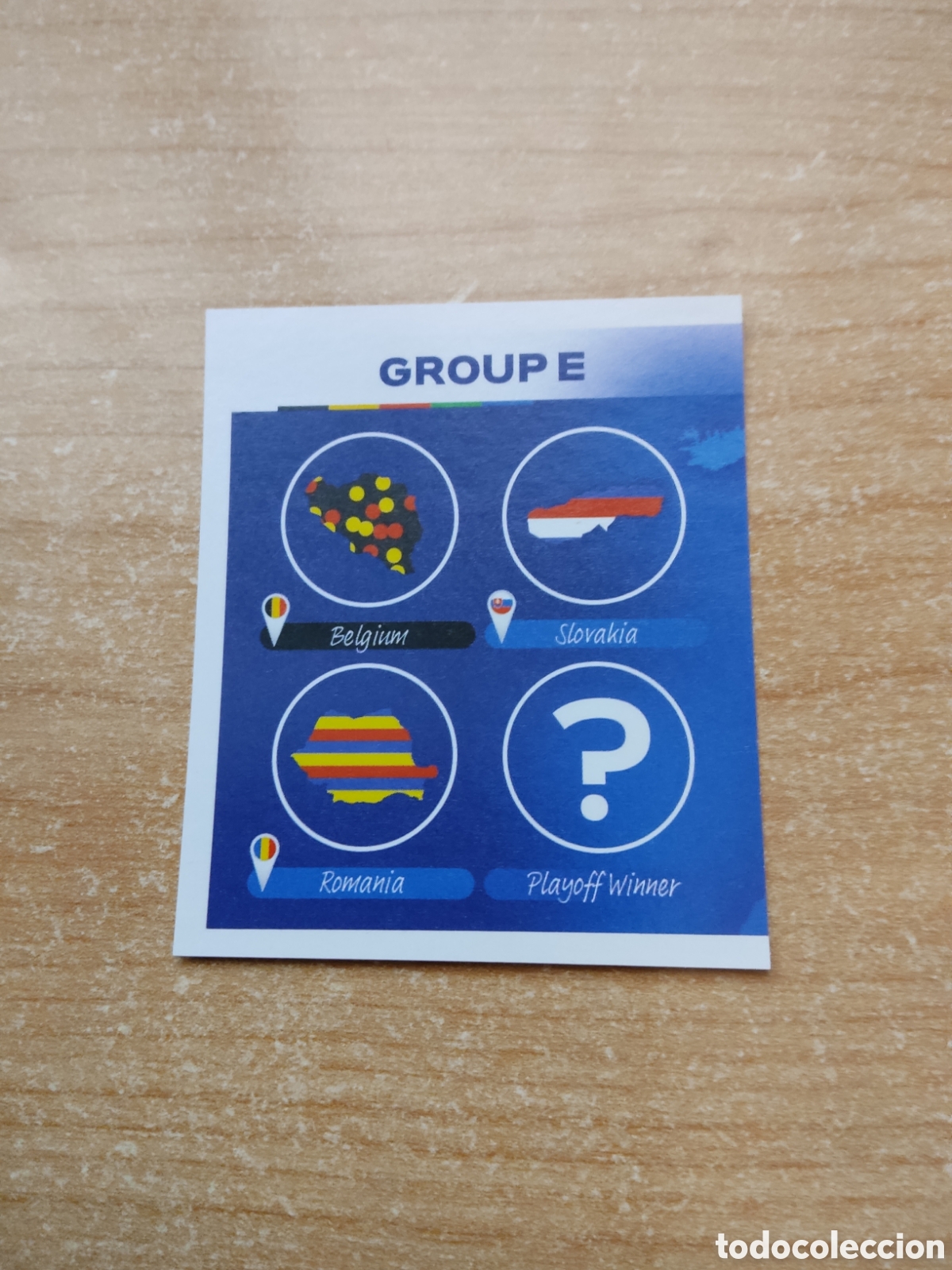 Figurine di Calcio: GRUPO E BELGICA ESLOVAQUIA RUMANIA EURO 2024 TOPPS