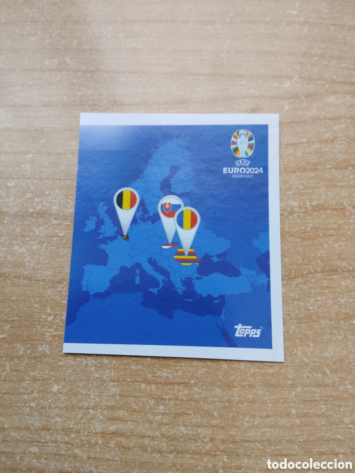 Figurine di Calcio: 2 GRUPO E BELGICA ESLOVAQUIA RUMANIA EURO 2024 TOPPS