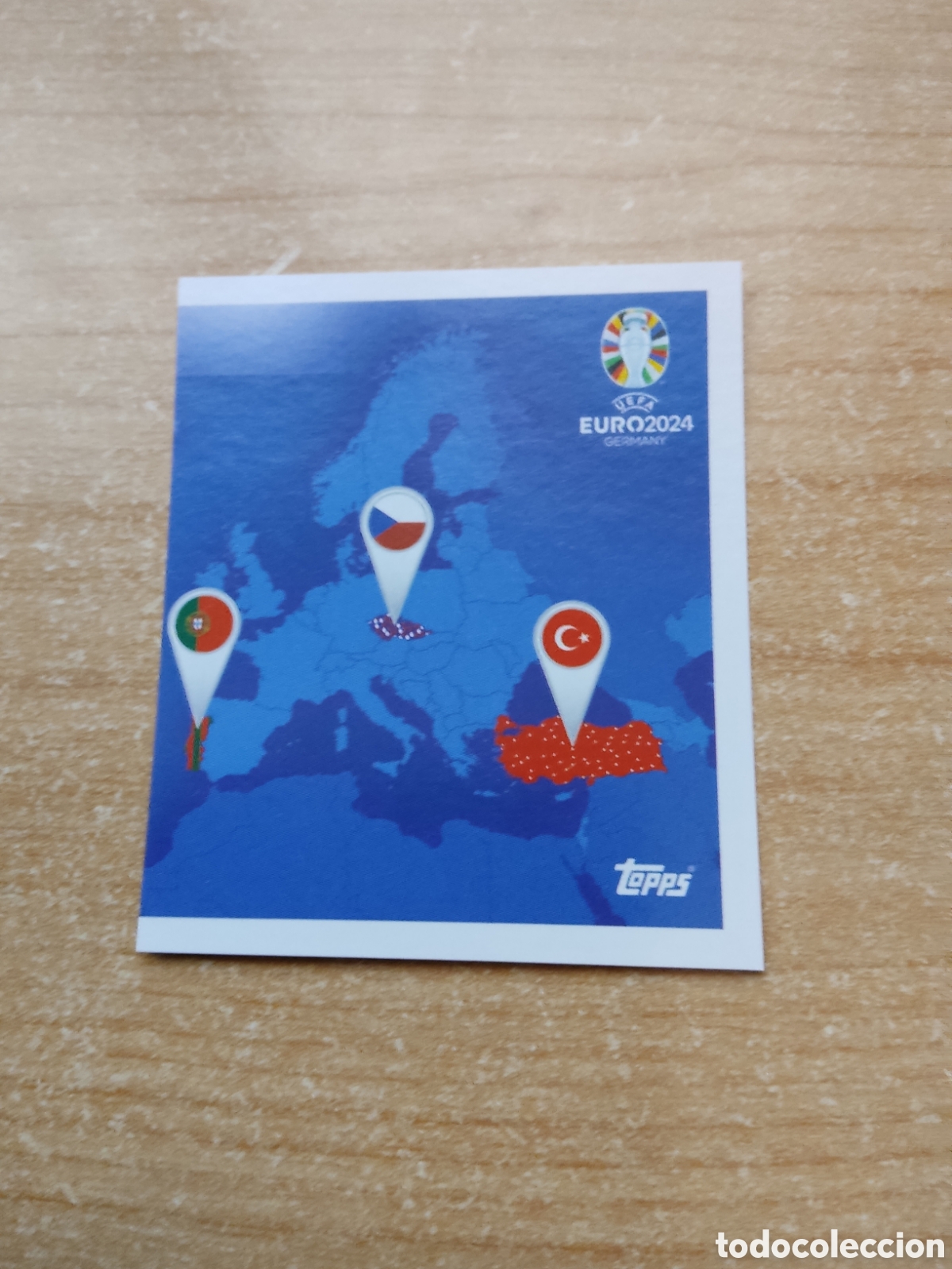 Figurine di Calcio: 2 GRUPO F PORTUGAL REPUBLICA CHECA TURQUIA EURO 2024 TOPPS