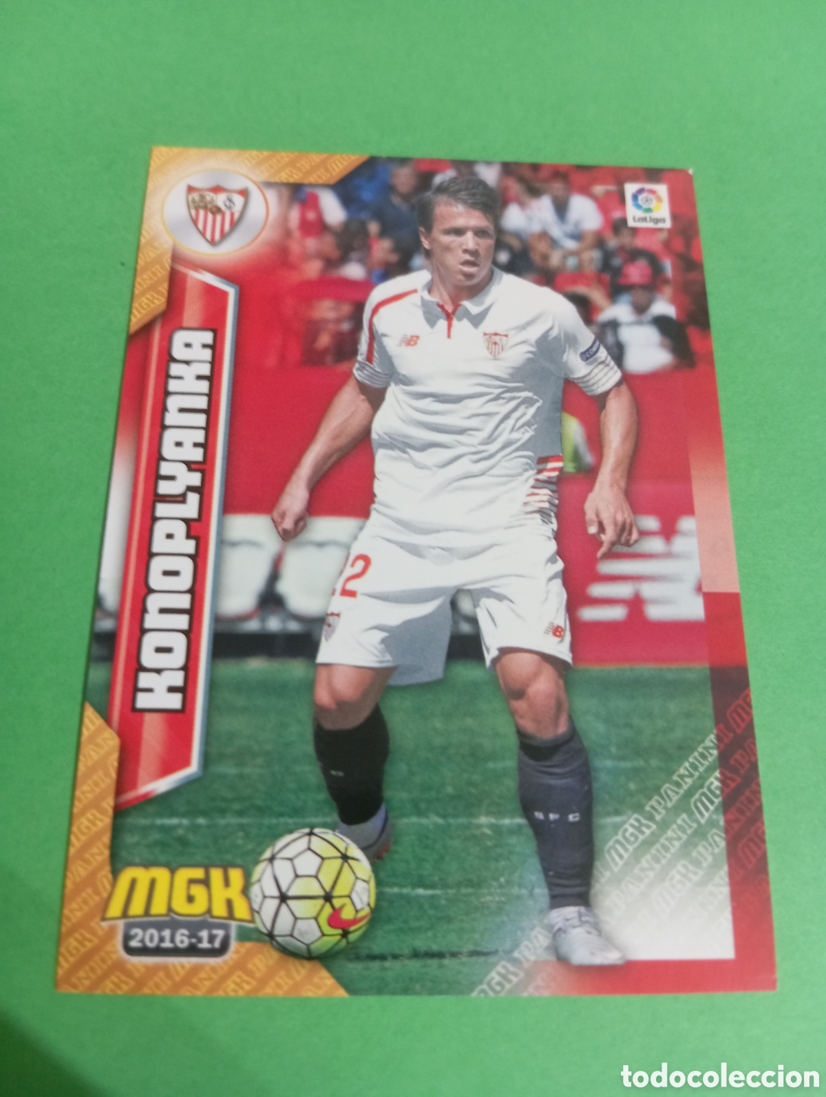 Figurine di Calcio: Konoplyanka Sevilla n&deg;453 / PANINI MEGACRACKS 2016/2017