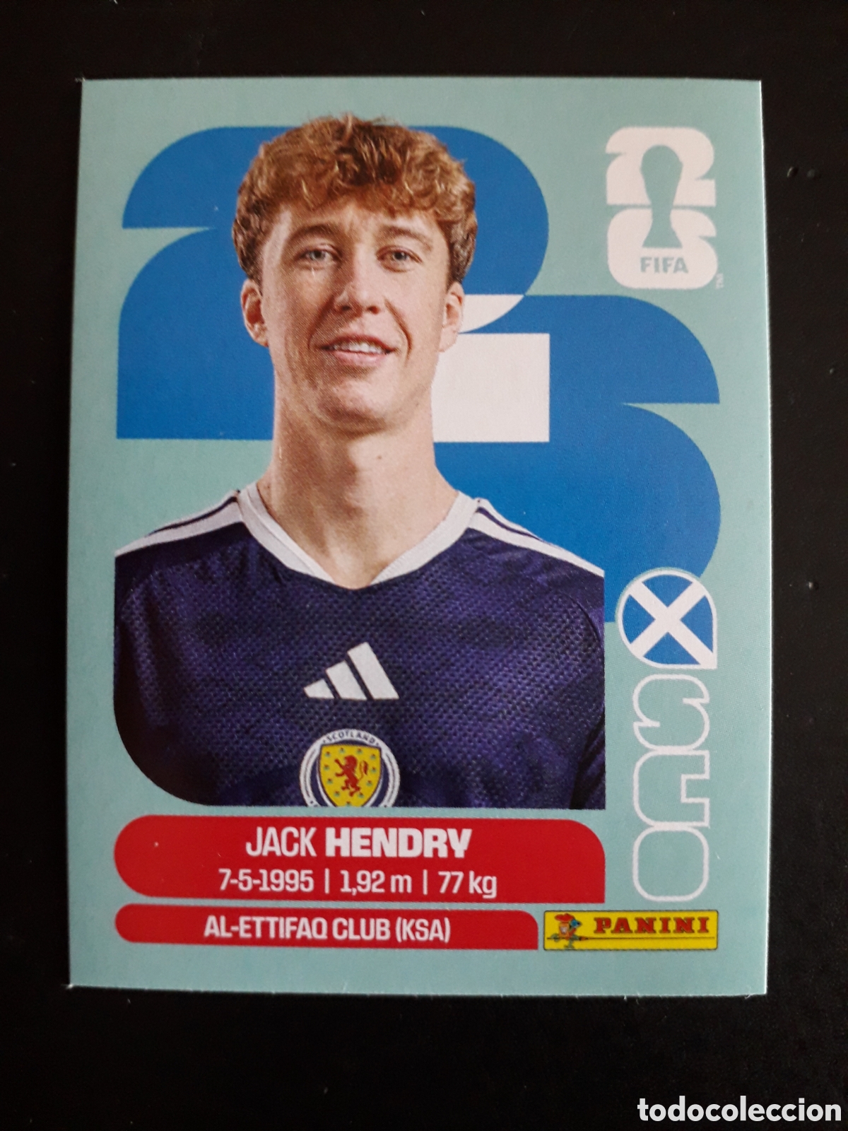 Figurine di Calcio: HENDRY ESCOCIA SCO 3 MUNDIAL F&Uacute;TBOL 2026 FIFA WORLD CUP PANINI SIN PEGAR PEDIDO M&Iacute;NIMO 3&euro;.