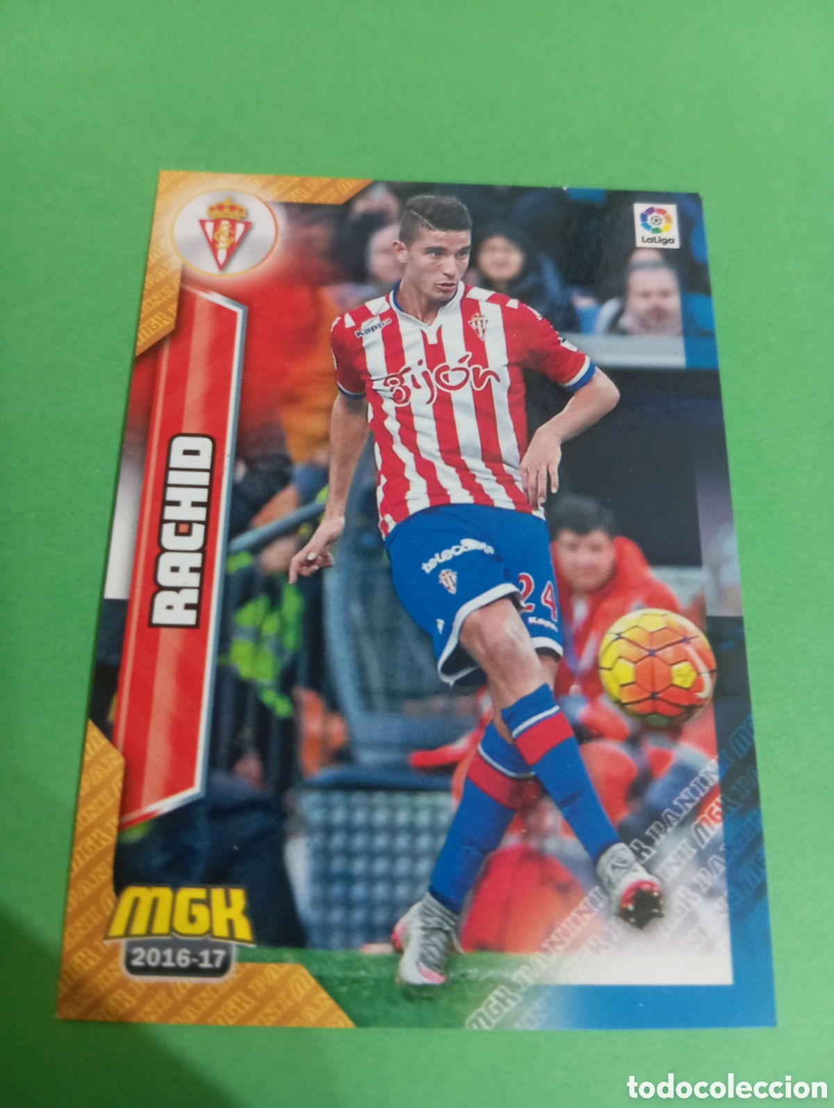 Cromos de f&uacute;tbol: Rachid Sporting de Gij&oacute;n n&deg;472 / PANINI MEGACRACKS 2016/2017
