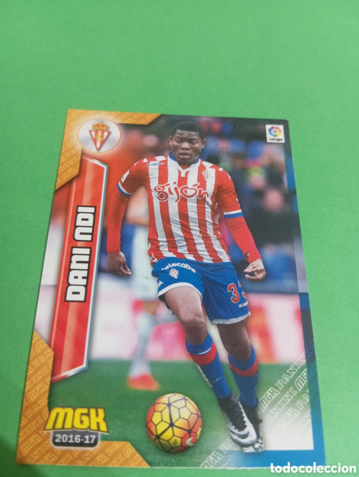 Cromos de f&uacute;tbol: Dani Ndi Sporting de Gij&oacute;n n&deg;473 / PANINI MEGACRACKS 2016/2017