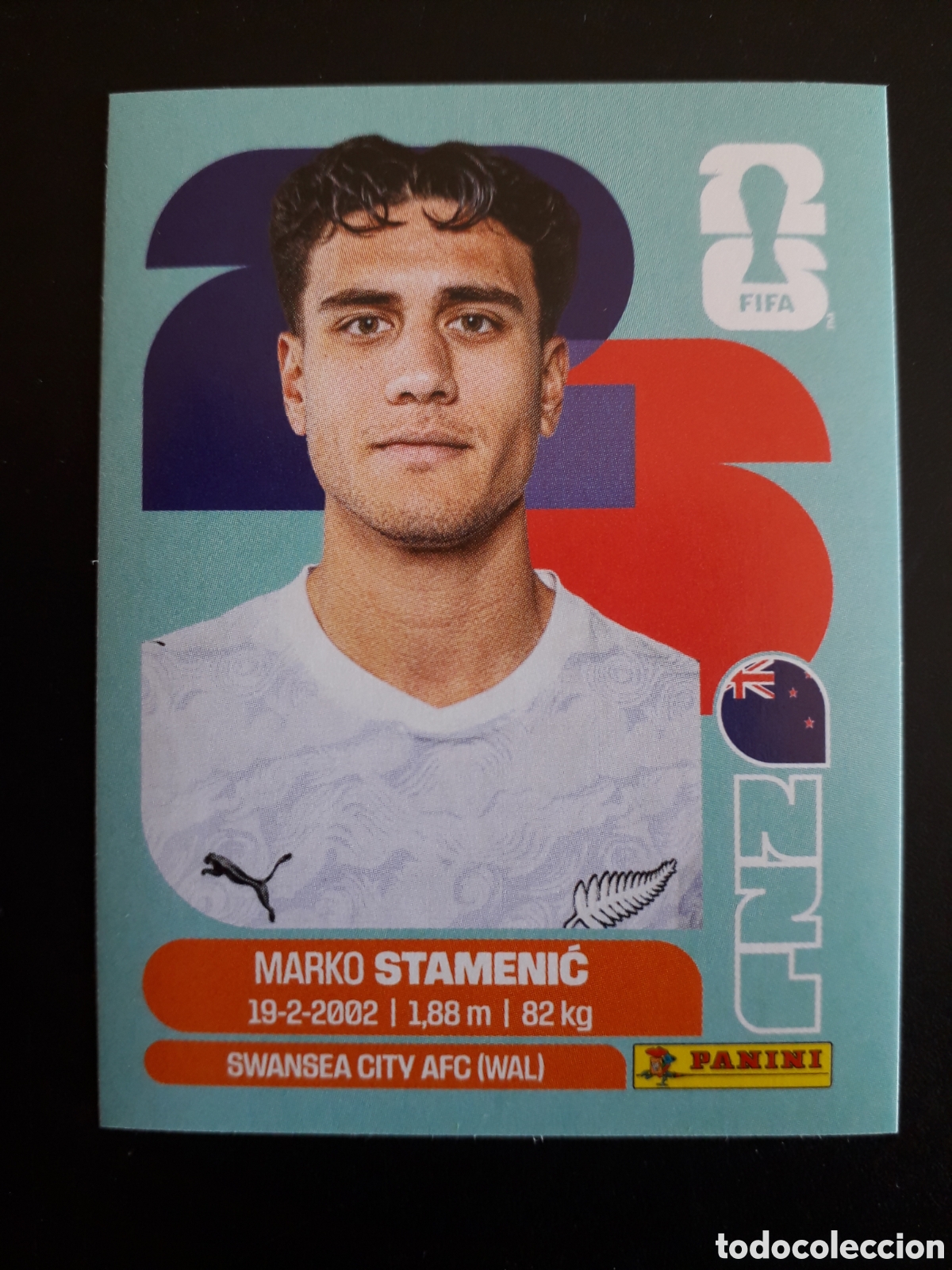 Cromos de f&uacute;tbol: STAMENIĆ NUEVA ZELANDA NZL 15 MUNDIAL F&Uacute;TBOL 2026 FIFA WORLD CUP PANINI SIN PEGAR PEDIDO M&Iacute;NIMO 3&euro;.