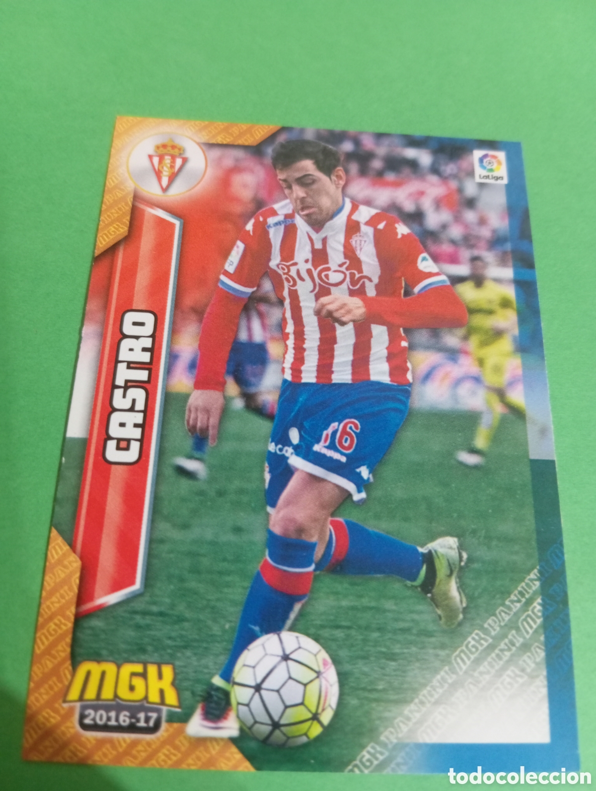 Cromos de f&uacute;tbol: Castro Sporting de Gij&oacute;n n&deg;479 / PANINI MEGACRACKS 2016/2017