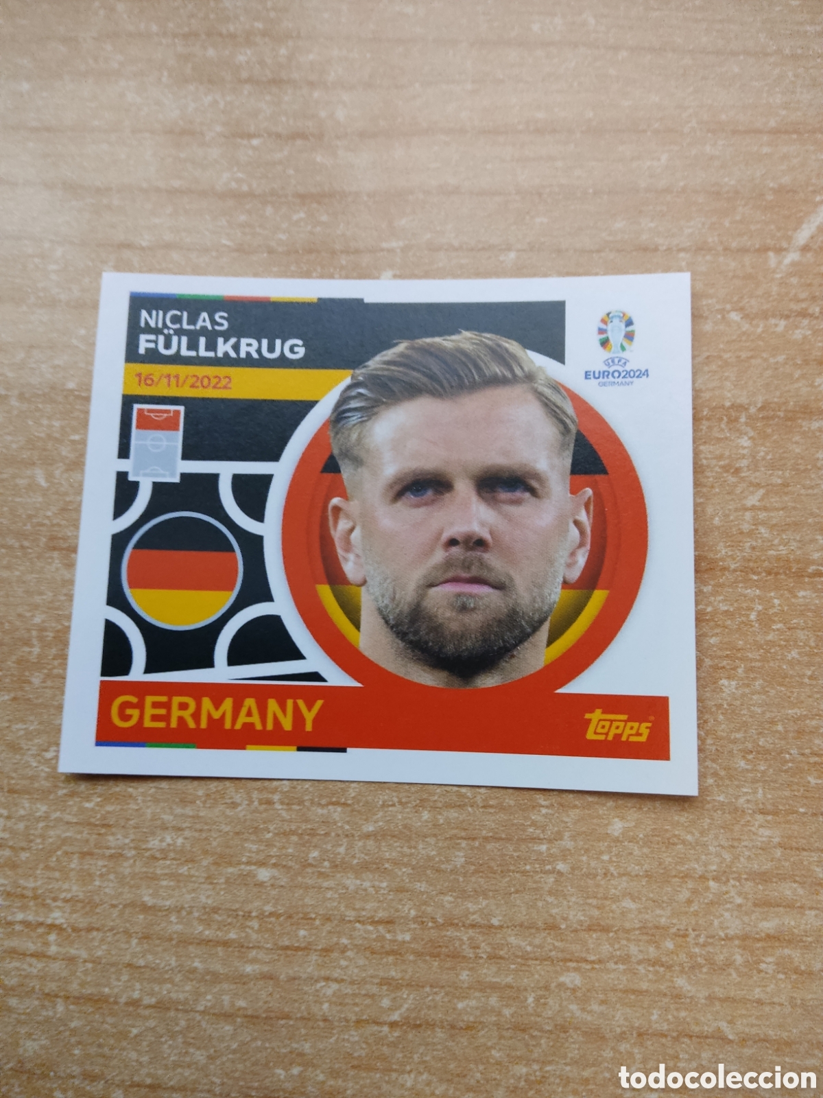 Cromos de f&uacute;tbol: 17 FULLKRUG ALEMANIA EURO 2024 TOPPS
