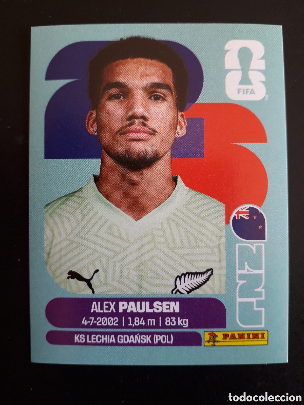 Cromos de f&uacute;tbol: PAULSEN NUEVA ZELANDA NZL 3 MUNDIAL F&Uacute;TBOL 2026 FIFA WORLD CUP PANINI SIN PEGAR PEDIDO M&Iacute;NIMO 3&euro;