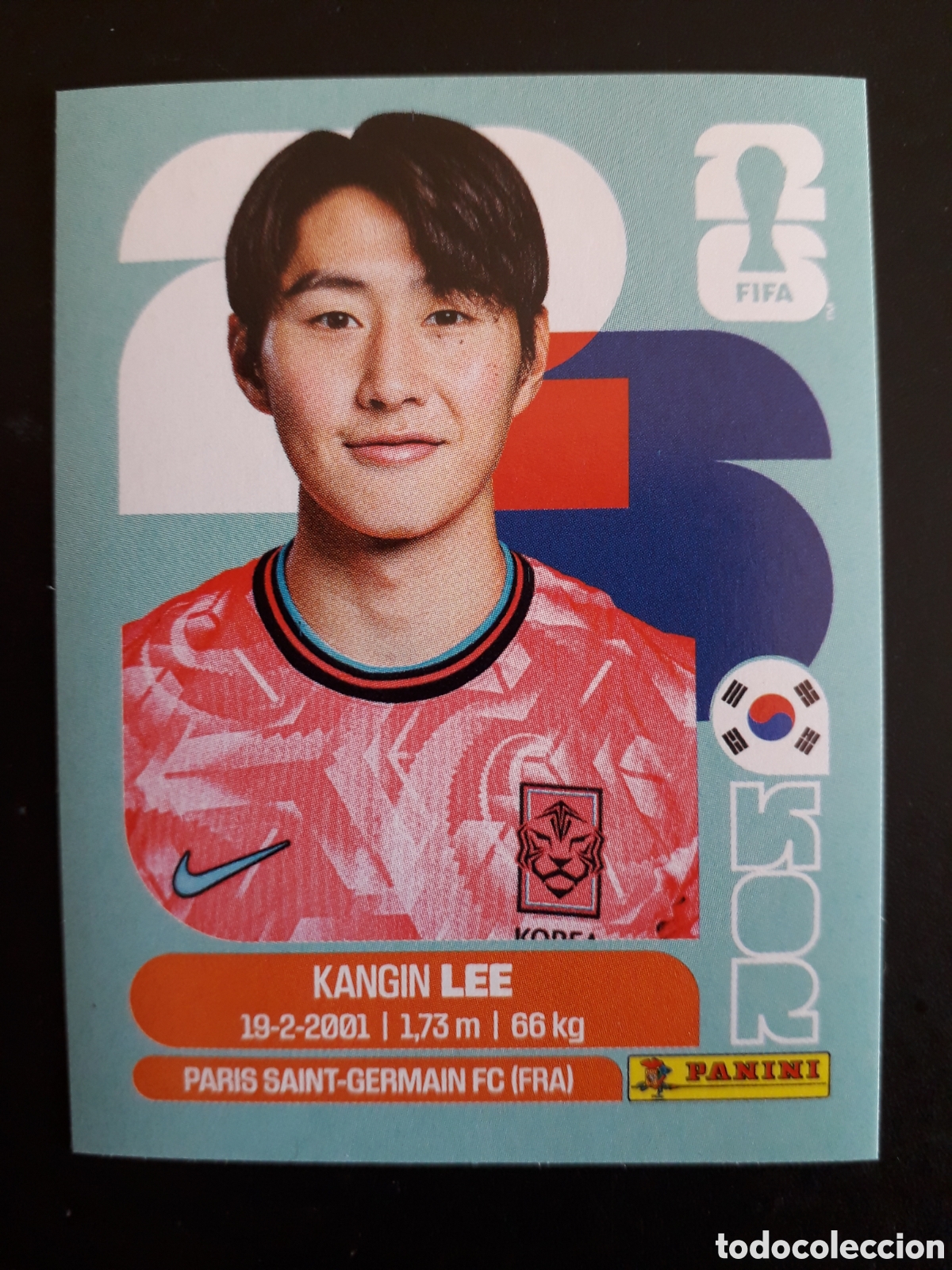 Cromos de f&uacute;tbol: KANGIN LEE COREA DEL SUR KOR 12 MUNDIAL F&Uacute;TBOL 2026 FIFA WORLD CUP PANINI SIN PEGAR PEDIDO M&Iacute;NIMO 3&euro;