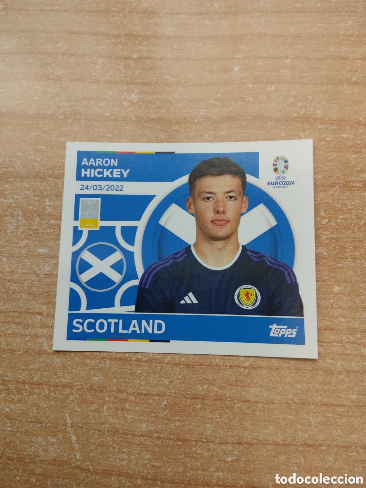 Cromos de f&uacute;tbol: 10 HICKEY ESCOCIA EURO 2024 TOPPS