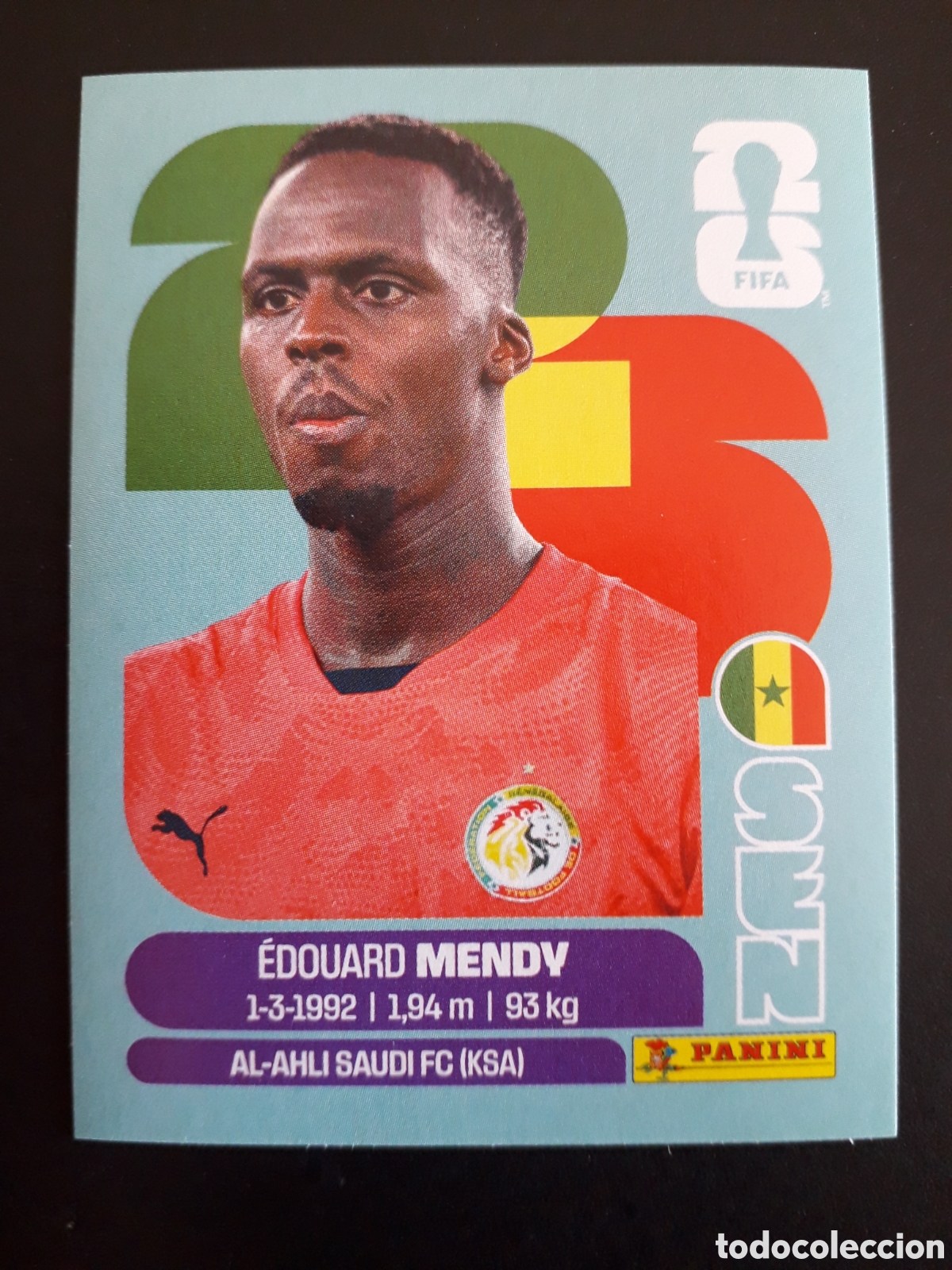 Cromos de f&uacute;tbol: MENDY SENEGAL SEN 2 MUNDIAL F&Uacute;TBOL 2026 FIFA WORLD CUP PANINI SIN PEGAR PEDIDO M&Iacute;NIMO 3&euro;