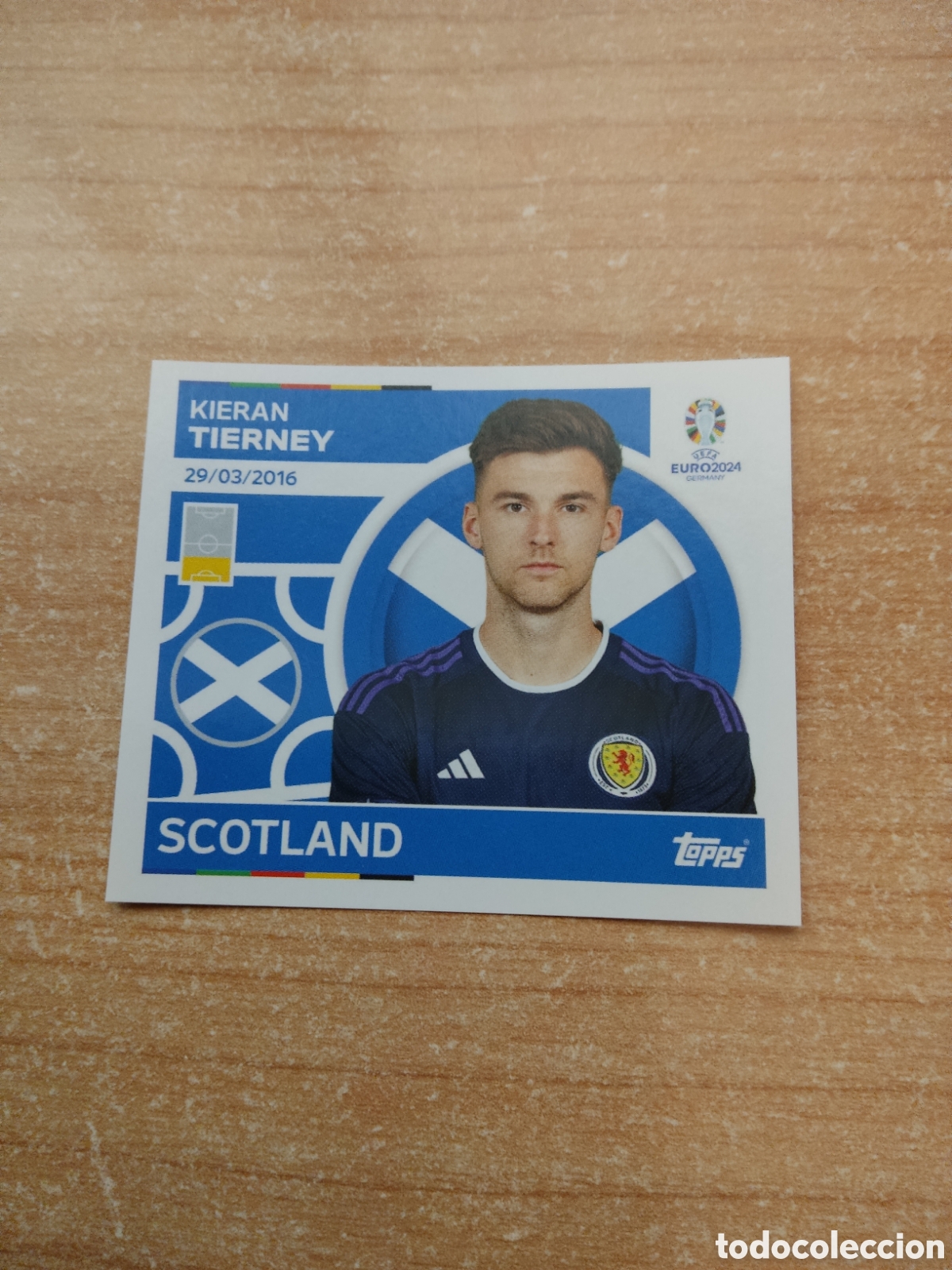 Cromos de f&uacute;tbol: 11 TIERNEY ESCOCIA EURO 2024 TOPPS