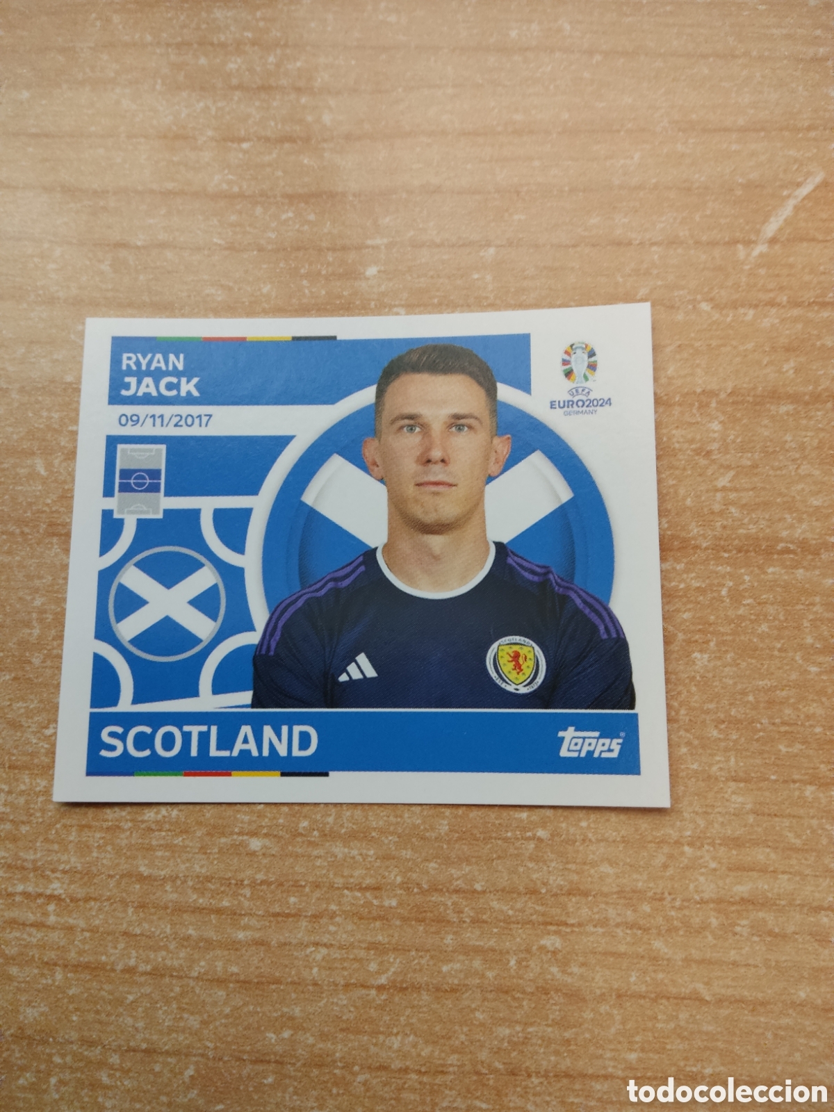 Cromos de f&uacute;tbol: 19 RYAN JACK ESCOCIA EURO 2024 TOPPS