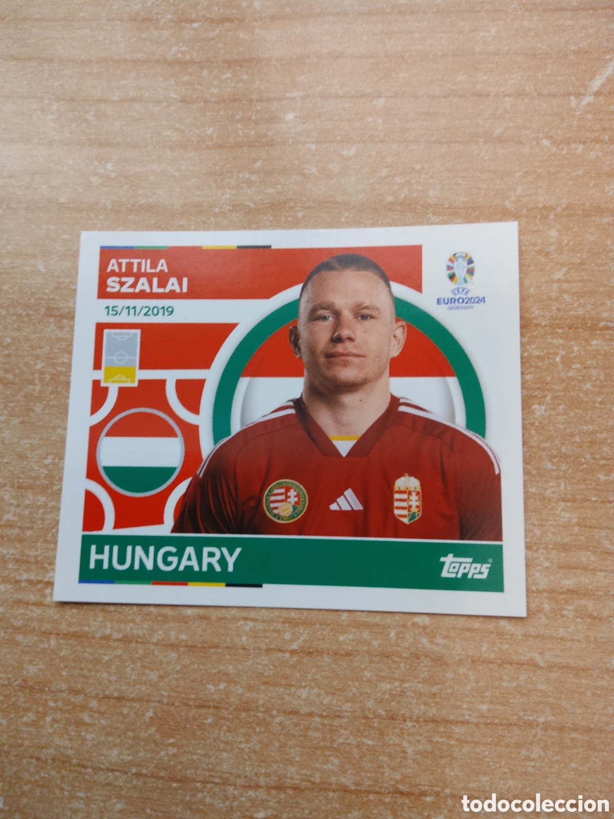 Cromos de f&uacute;tbol: 6 SZALAI HUNGRIA EURO 2024 TOPPS