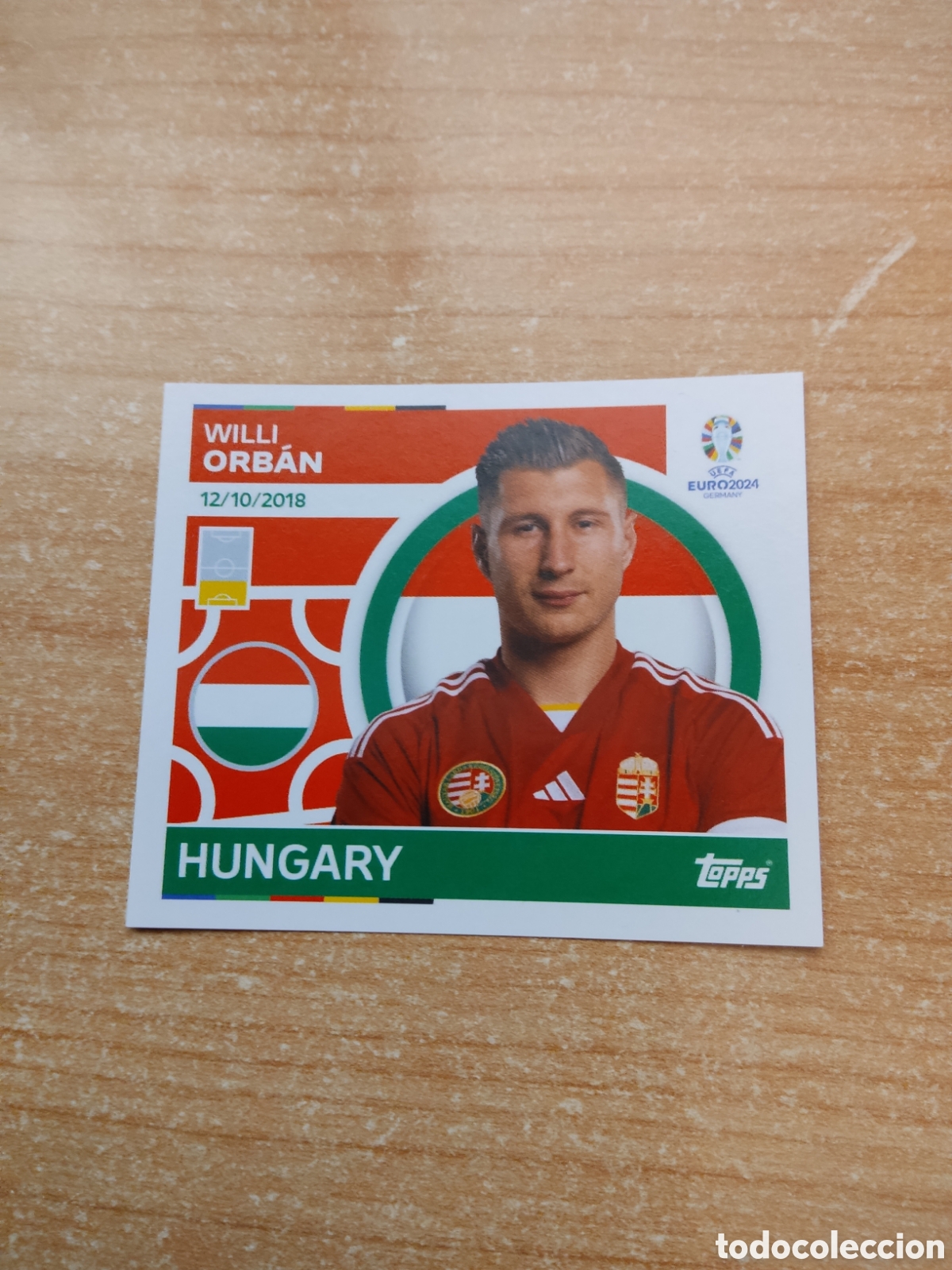 Cromos de f&uacute;tbol: 8 ORBAN HUNGRIA EURO 2024 TOPPS