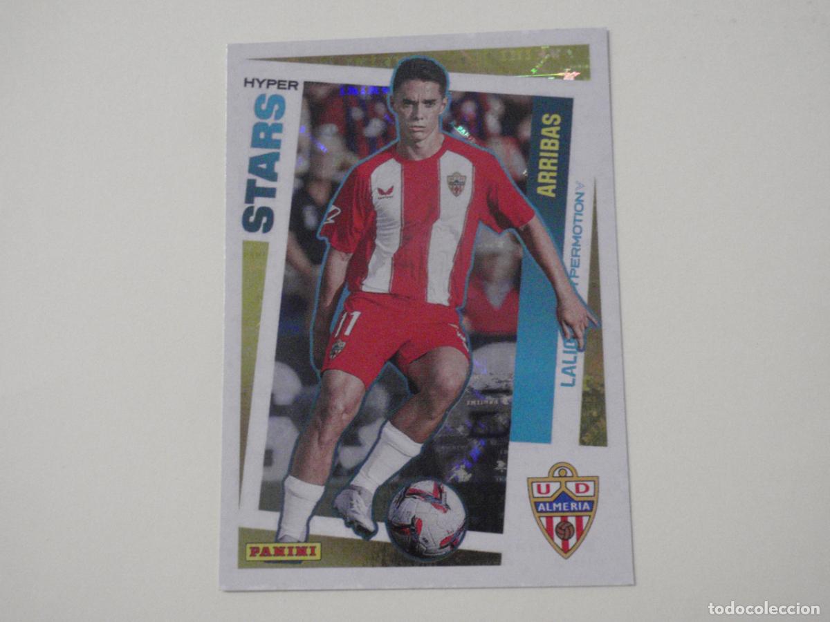 Cromos de f&uacute;tbol: Cromo futbol 425 ARRIBAS Almer&iacute;a STARS. LIGA HYPERMOTION 2024 2025 PANINI. Stickers 24 25