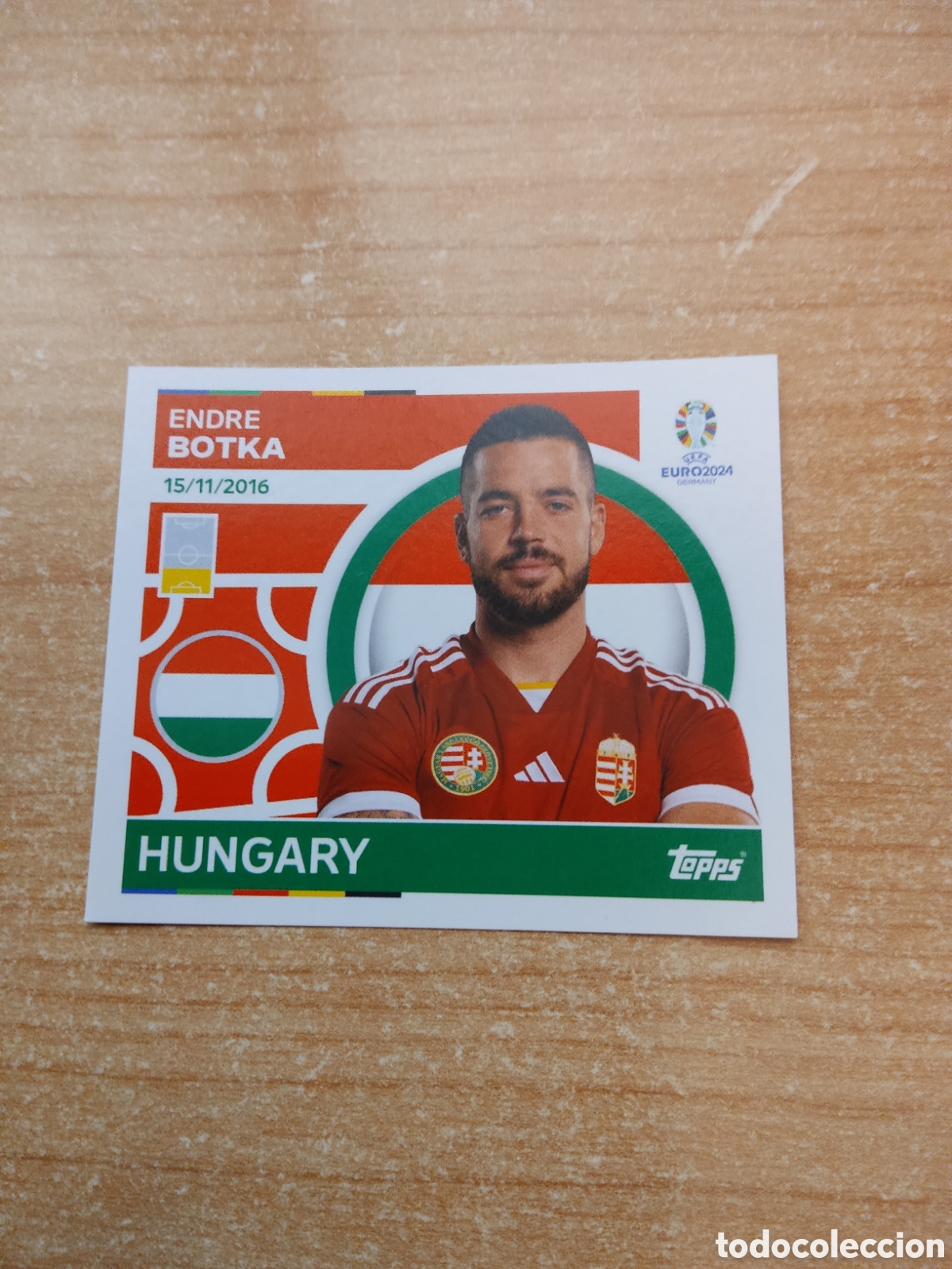 Cromos de f&uacute;tbol: 9 BOTKA HUNGRIA EURO 2024 TOPPS