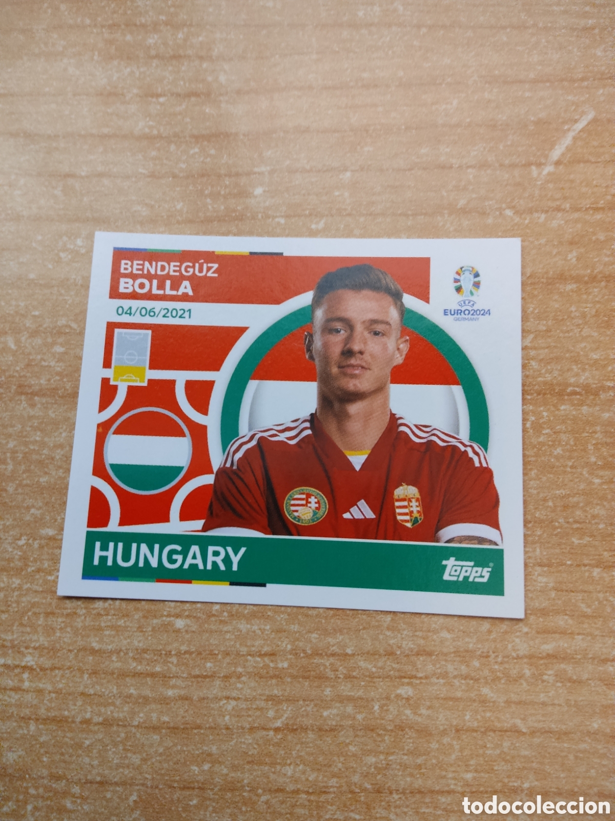 Cromos de f&uacute;tbol: 11 BOLLA HUNGRIA EURO 2024 TOPPS