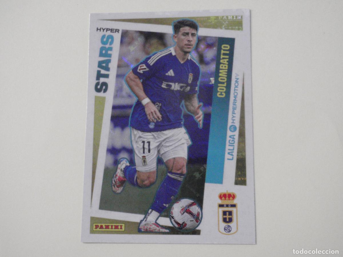 Cromos de f&uacute;tbol: Cromo futbol 428 COLOMBATTO Oviedo STARS. LIGA HYPERMOTION 2024 2025 PANINI. Stickers 24 25