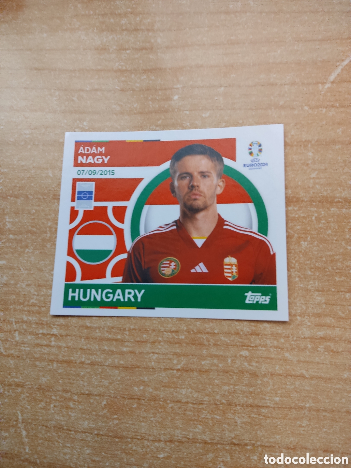 Cromos de f&uacute;tbol: 12 ADAM NAGY HUNGRIA EURO 2024 TOPPS