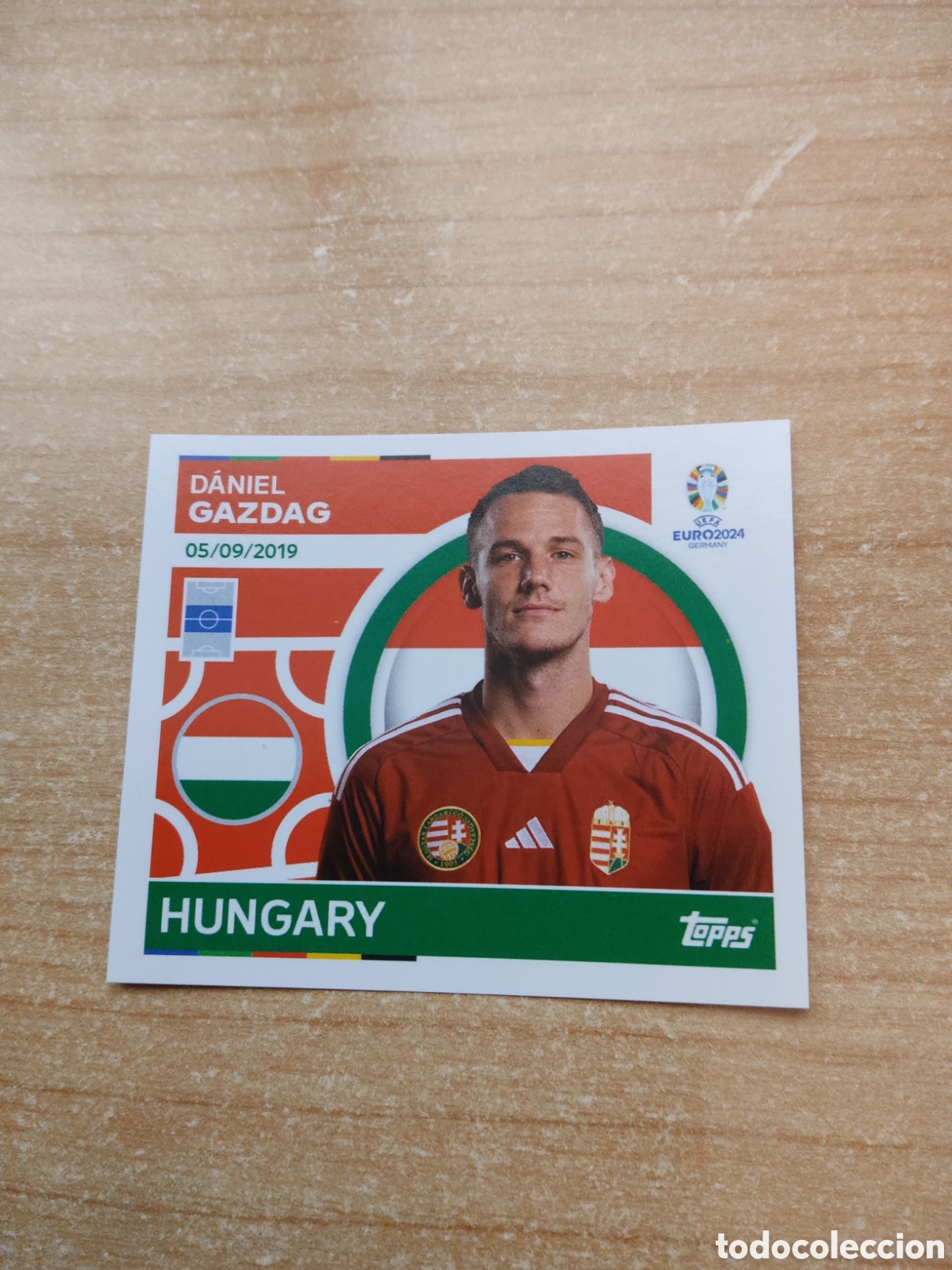 Cromos de f&uacute;tbol: 14 GAZDAG HUNGRIA EURO 2024 TOPPS