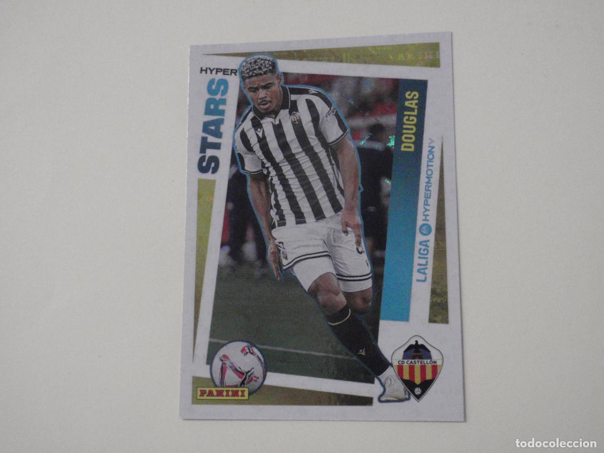 Cromos de f&uacute;tbol: Cromo futbol 431 DOUGLAS Castell&oacute;n STARS. LIGA HYPERMOTION 2024 2025 PANINI. Stickers 24 25