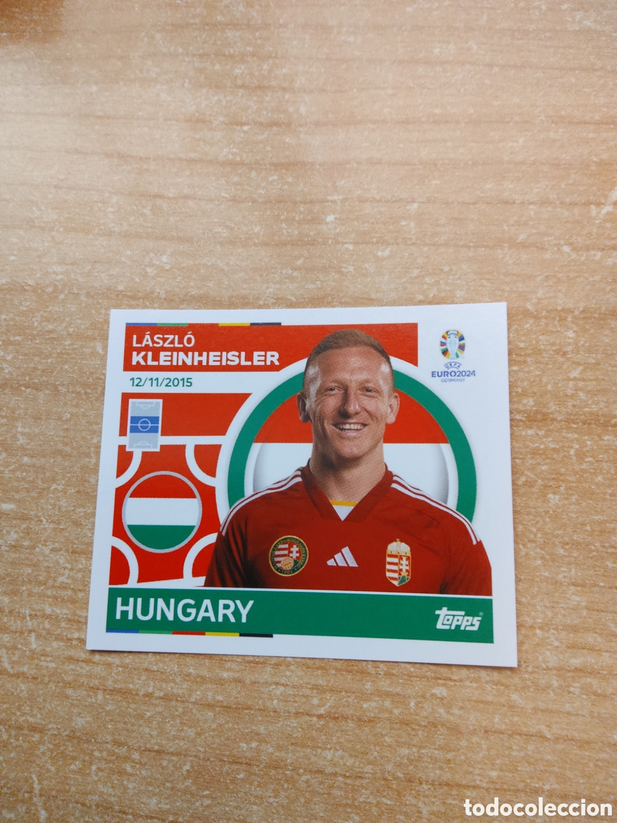 Cromos de f&uacute;tbol: 16 KLEINHHEISLER HUNGRIA EURO 2024 TOPPS