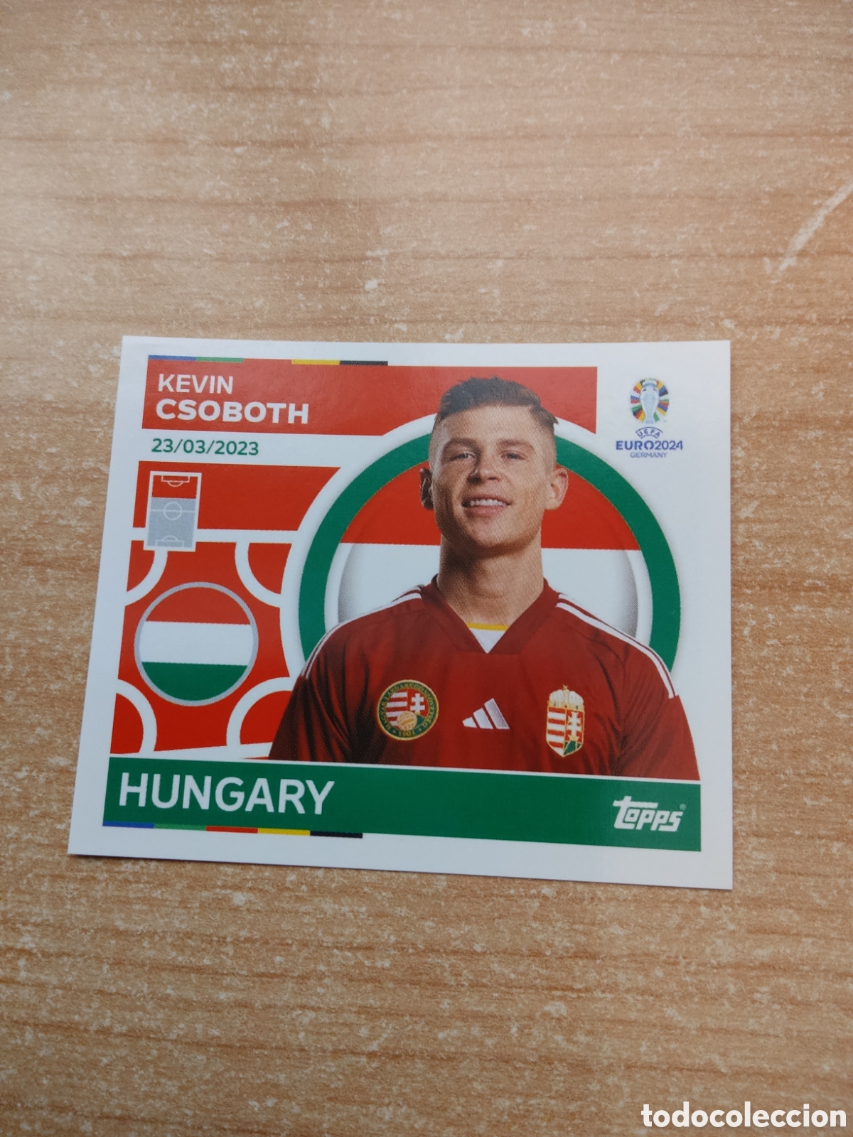 Cromos de f&uacute;tbol: 19 CSOBOTH HUNGRIA EURO 2024 TOPPS