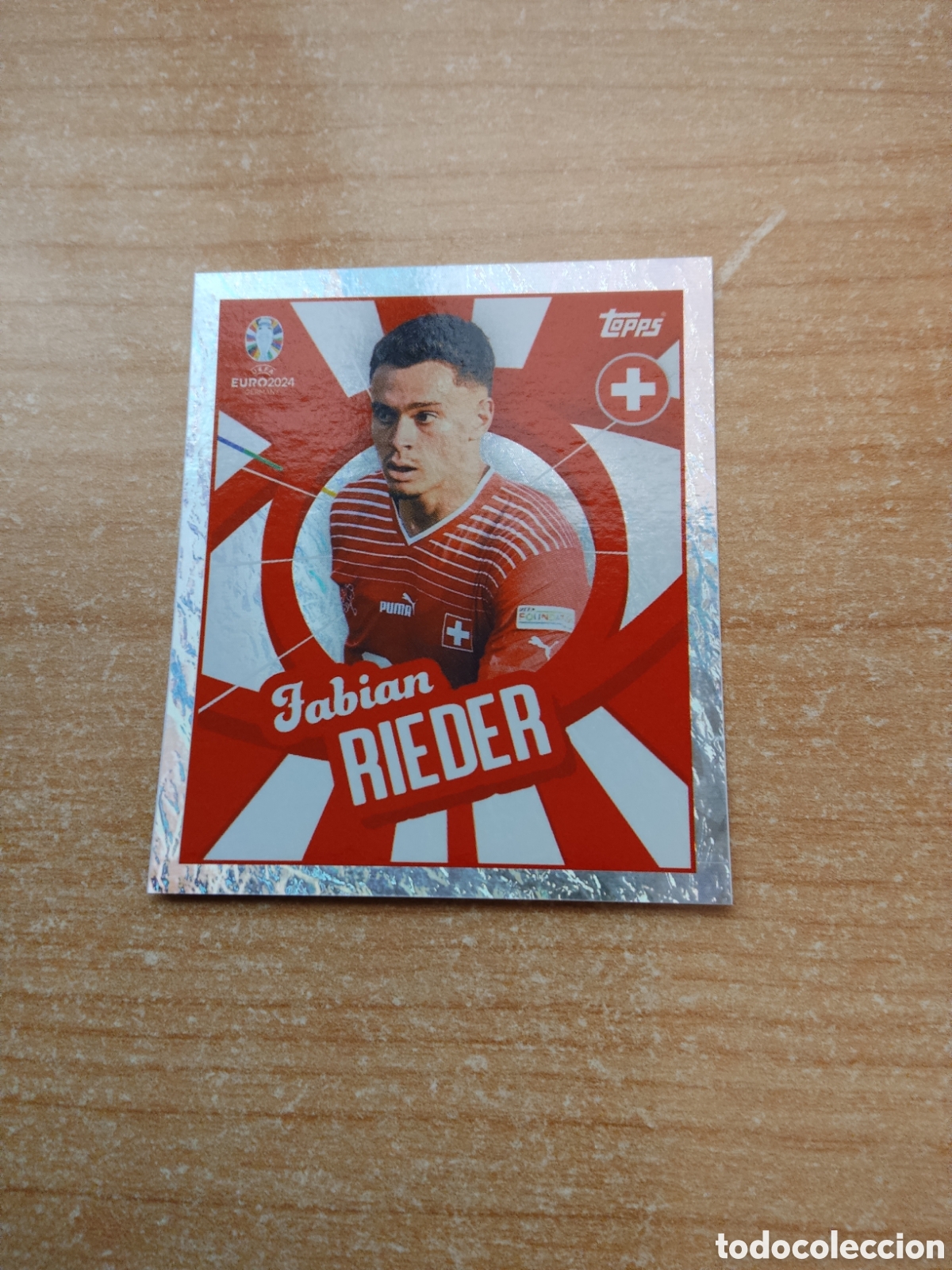 Cromos de f&uacute;tbol: PTW FABIAN RIEDER SUIZA EURO 2024 TOPPS