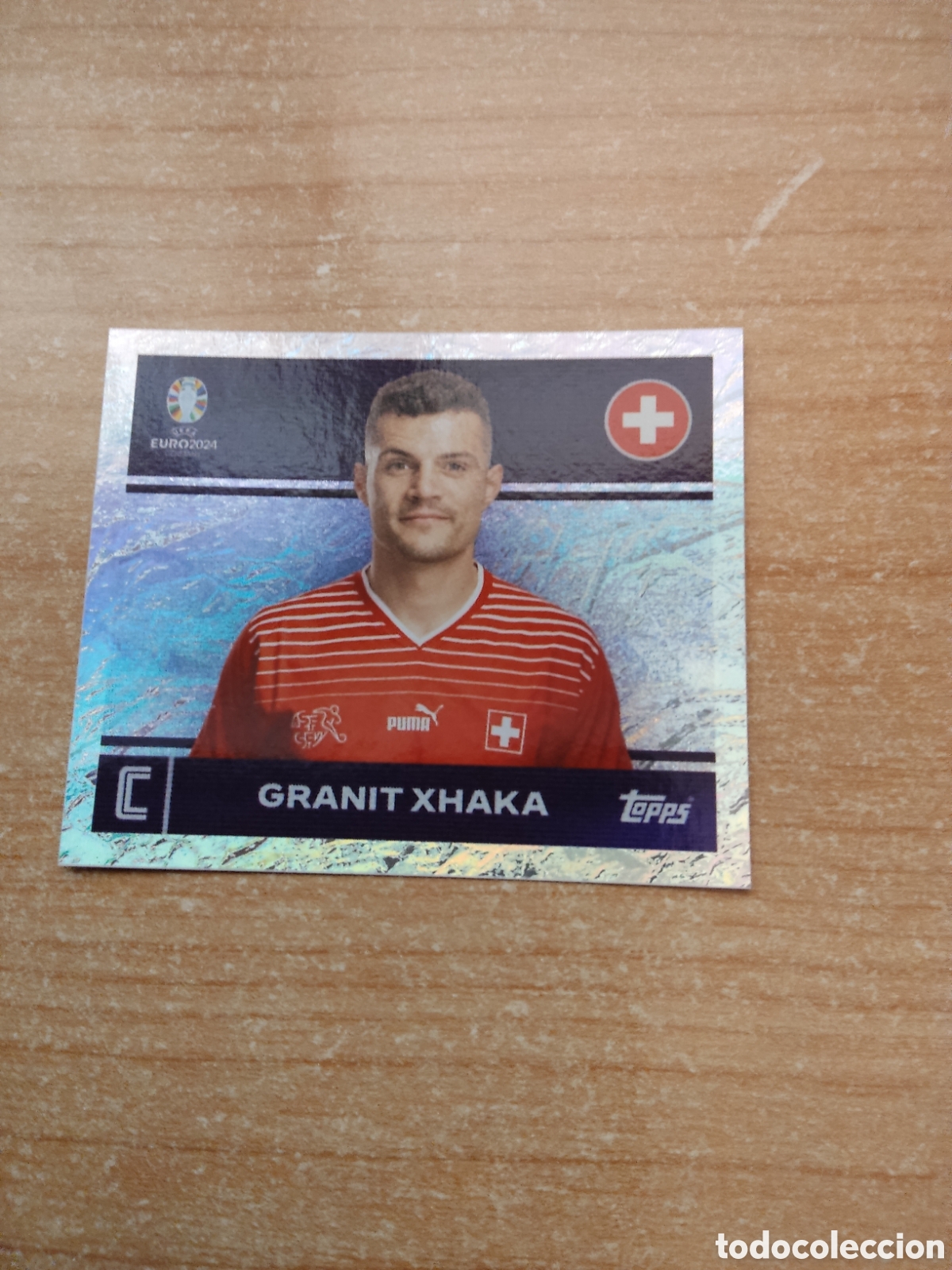 Cromos de f&uacute;tbol: 2 GRANIT XHAKA SUIZA EURO 2024 TOPPS