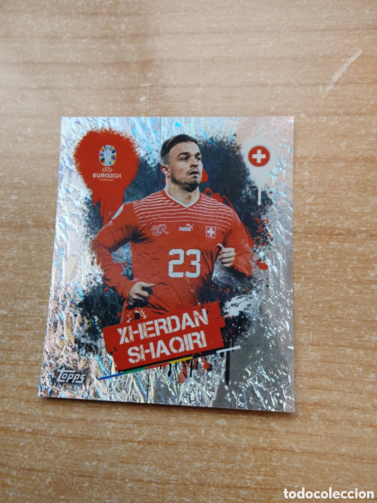 Cromos de f&uacute;tbol: 3 SHAQIRI SUIZA EURO 2024 TOPPS