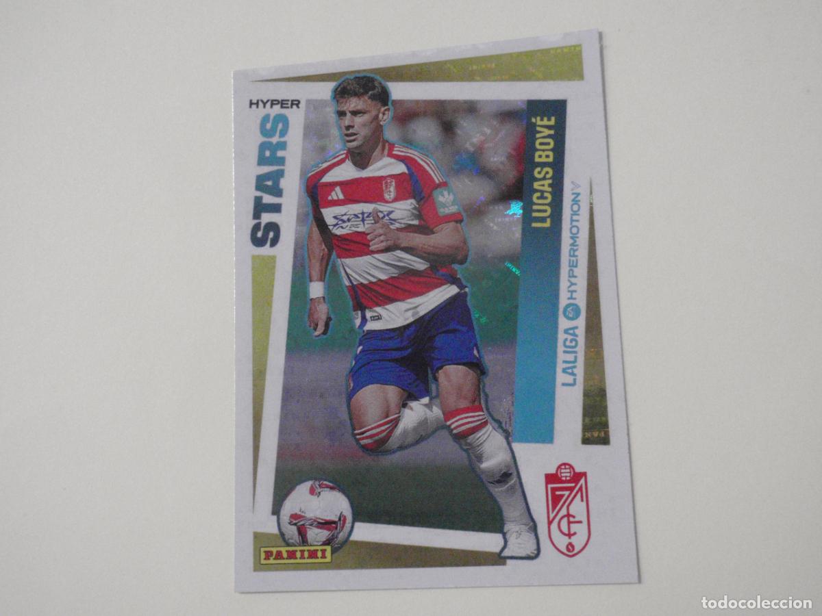 Cromos de f&uacute;tbol: Cromo futbol 441 LUCAS BOY&Eacute; Granada STARS. LIGA HYPERMOTION 2024 2025 PANINI. Stickers 24 25