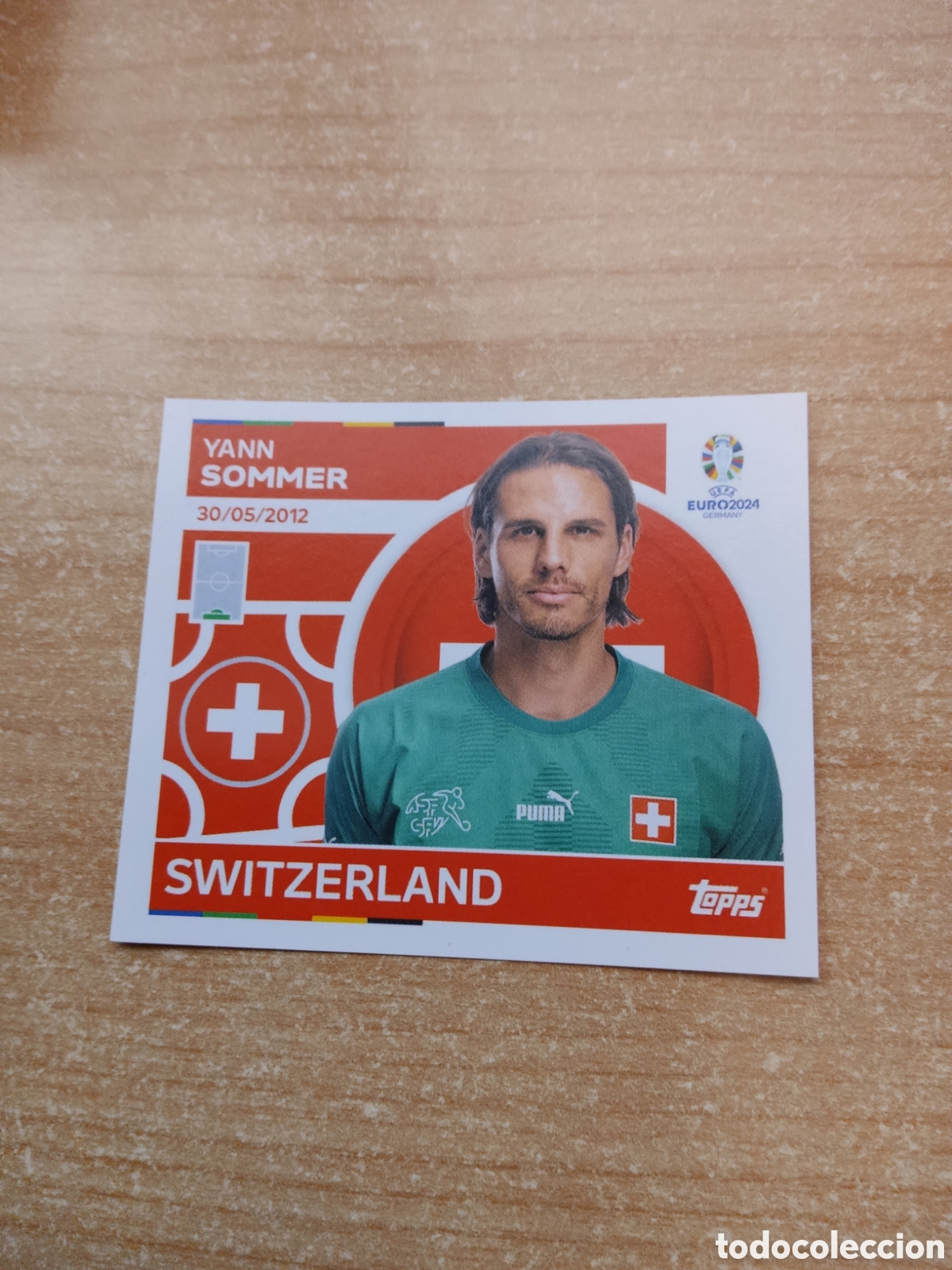 Cromos de f&uacute;tbol: 4 SOMMER SUIZA EURO 2024 TOPPS