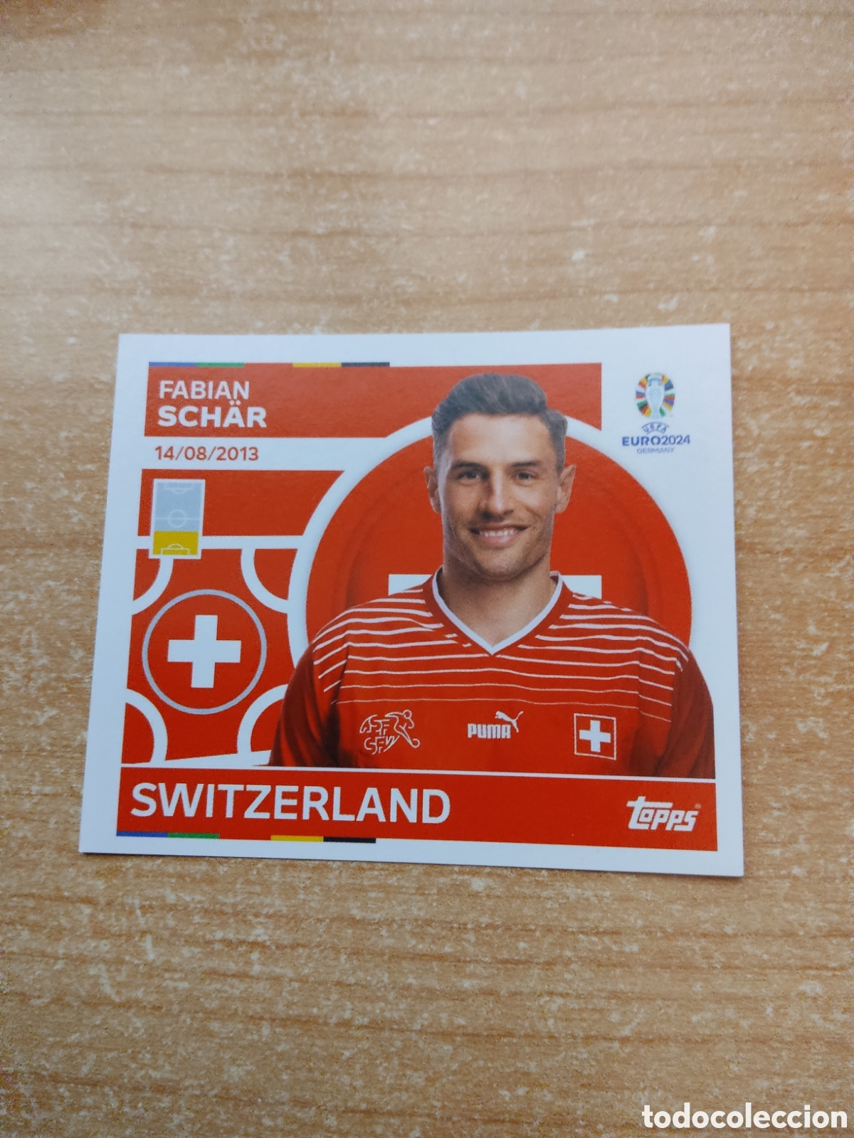 Cromos de f&uacute;tbol: 9 SCHAR SUIZA EURO 2024 TOPPS