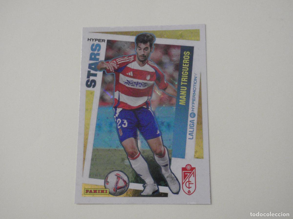Cromos de f&uacute;tbol: Cromo futbol 447 MANU TRIGUEROS Granada STARS. LIGA HYPERMOTION 2024 2025 PANINI. Stickers 24 25