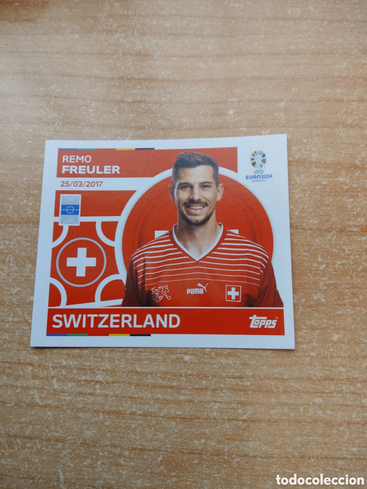 Cromos de f&uacute;tbol: 13 REMO FREULER SUIZA EURO 2024 TOPPS