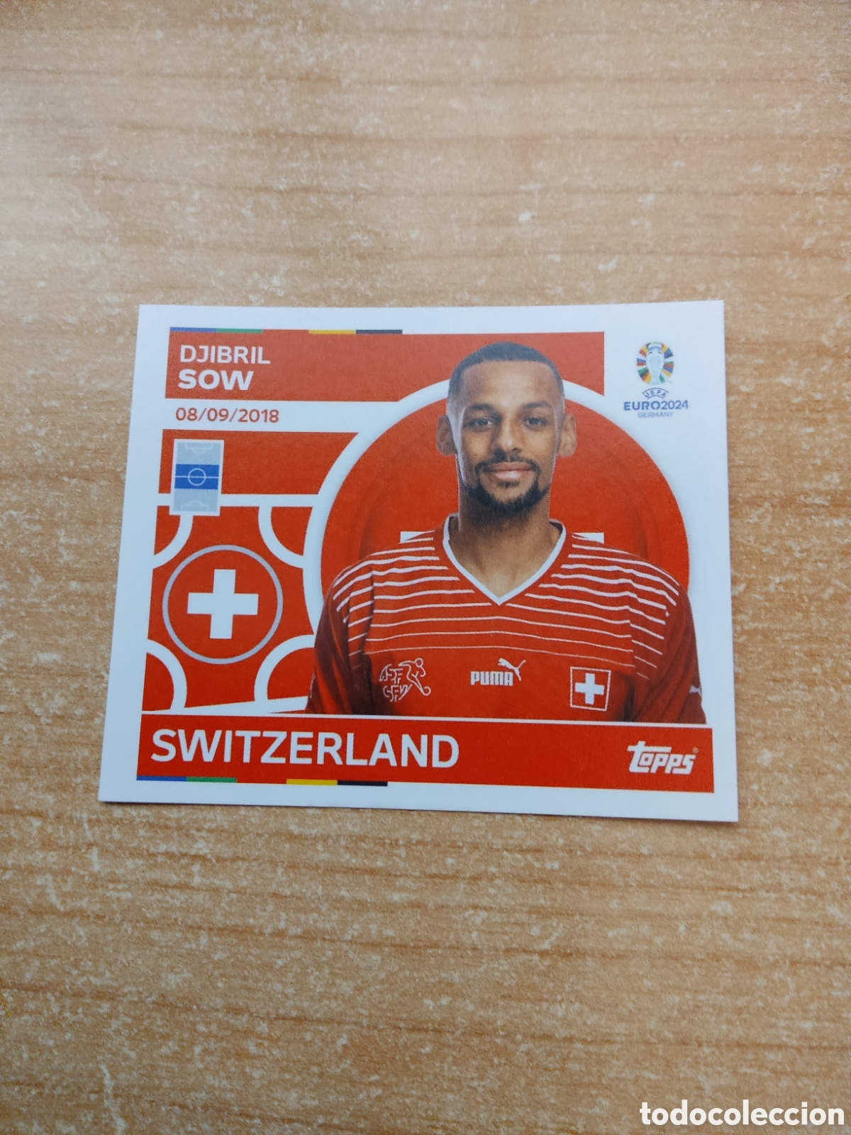 Cromos de f&uacute;tbol: 15 SOW SUIZA EURO 2024 TOPPS