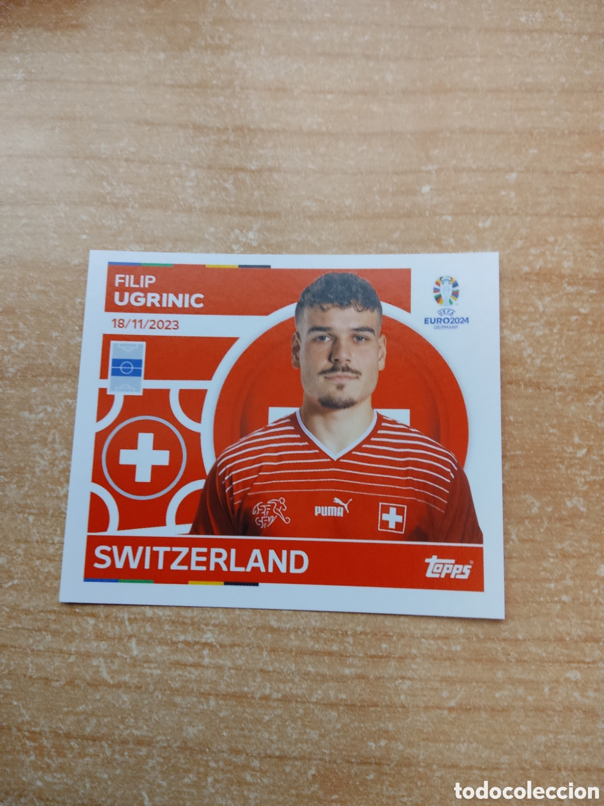 Cromos de f&uacute;tbol: 16 UGRINIC SUIZA EURO 2024 TOPPS