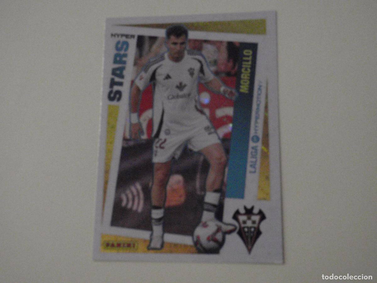 Figurine di Calcio: Cromo futbol 453 MORCILLO Albacete STARS. LIGA HYPERMOTION 2024 2025 PANINI. Stickers 24 25