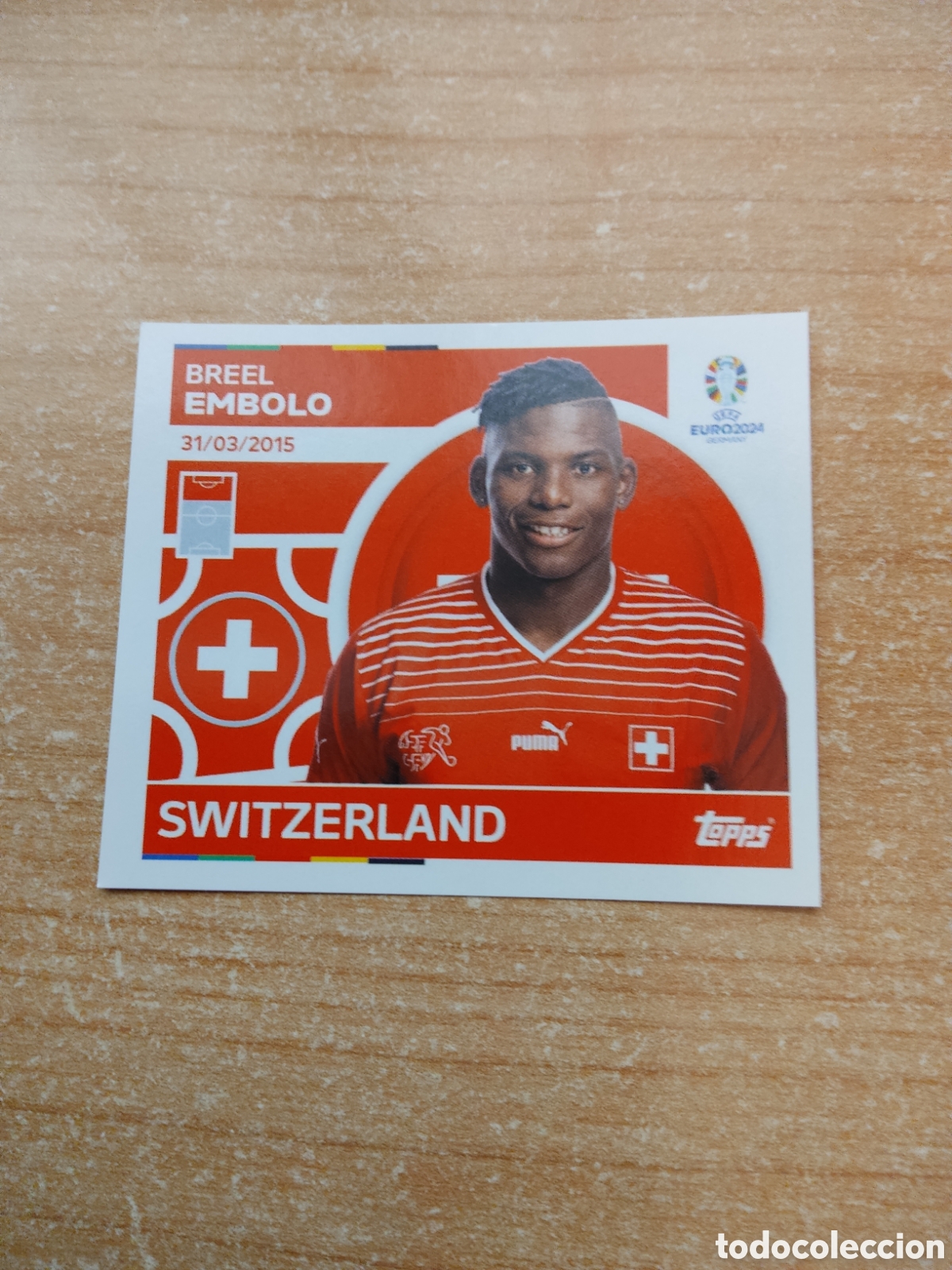 Figurine di Calcio: 20 EMBOLO SUIZA EURO 2024 TOPPS
