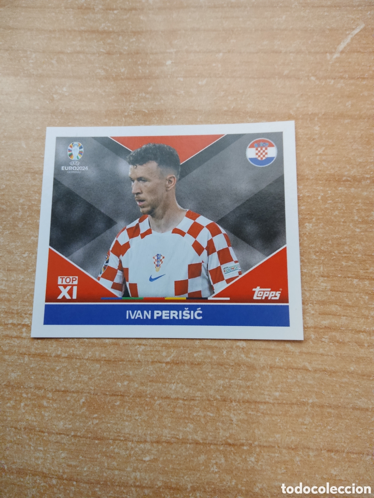 Football Stickers: TOP2 IVAN PERISIC CROACIA EURO 2024 TOPPS