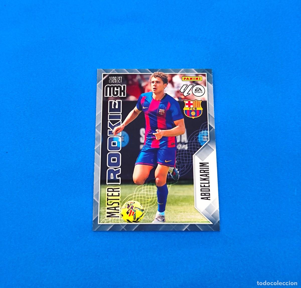 Football Stickers: Megacracks 2026 2027 / 26 27 Master Rookie Abdelkarim Barcelona 406