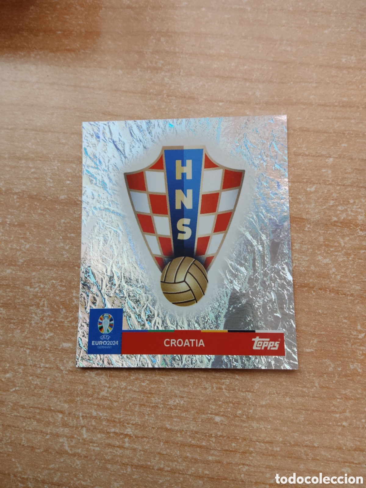 Football Stickers: 1 ESCUDO CROACIA EURO 2024 TOPPS