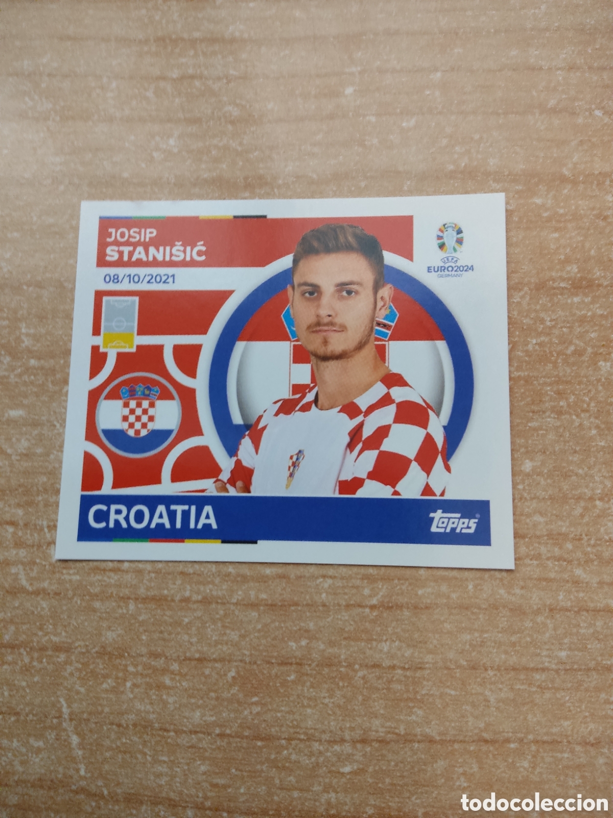 Cromos de f&uacute;tbol: 5 STANISIC CROACIA EURO 2024 TOPPS