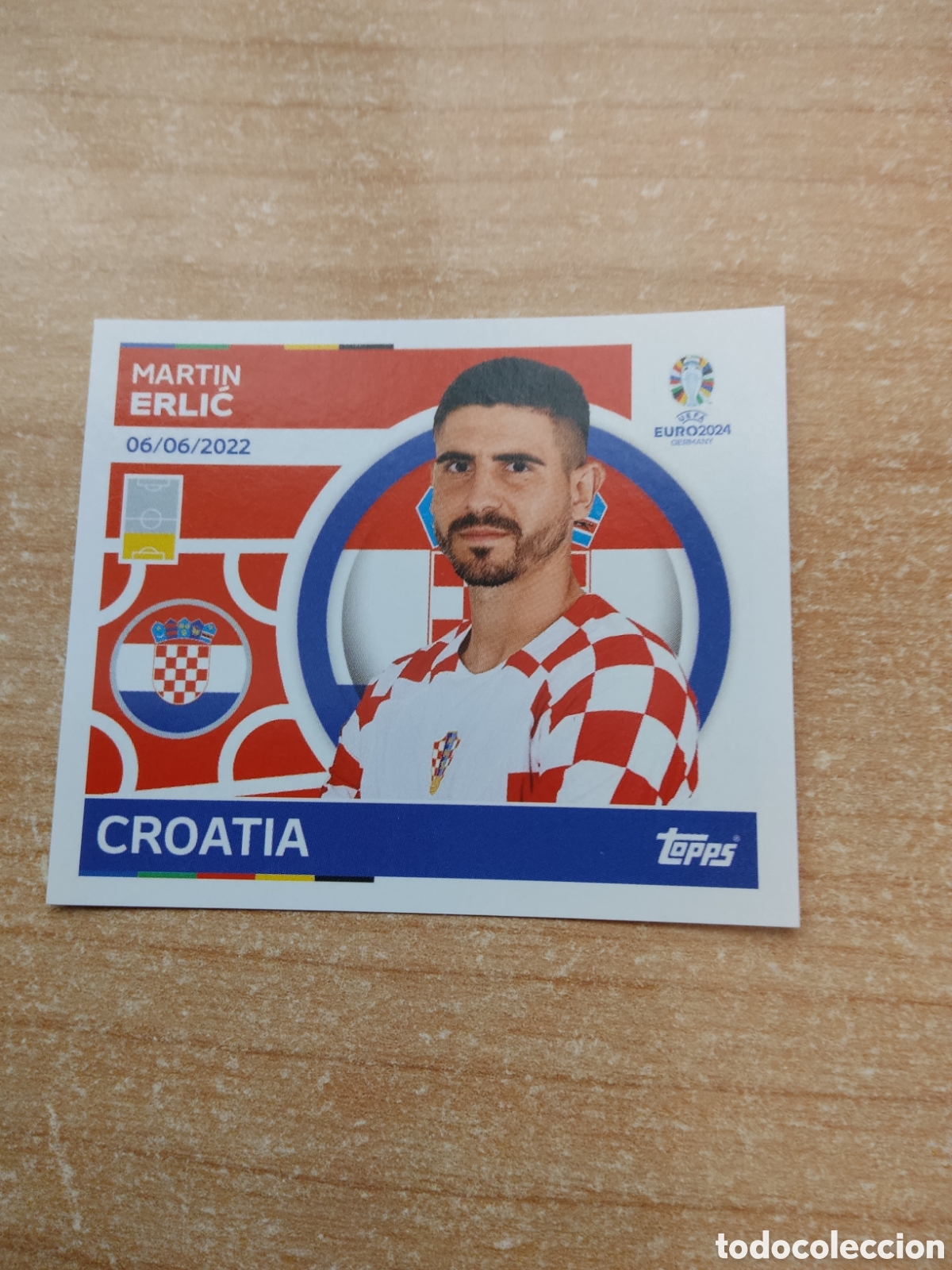 Cromos de f&uacute;tbol: 6 ERLIC CROACIA EURO 2024 TOPPS